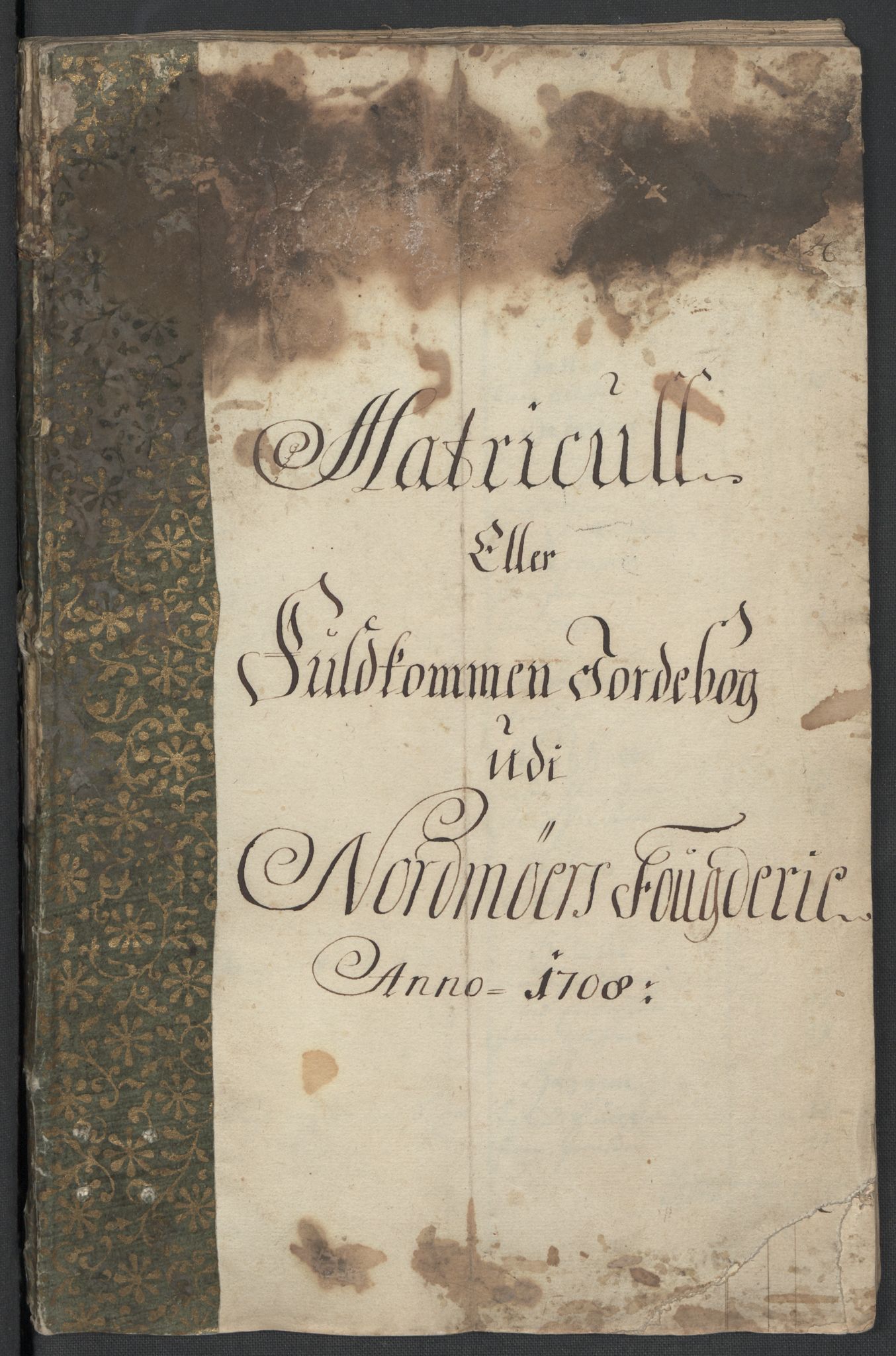 Rentekammeret inntil 1814, Reviderte regnskaper, Fogderegnskap, RA/EA-4092/R56/L3743: Fogderegnskap Nordmøre, 1708, s. 16