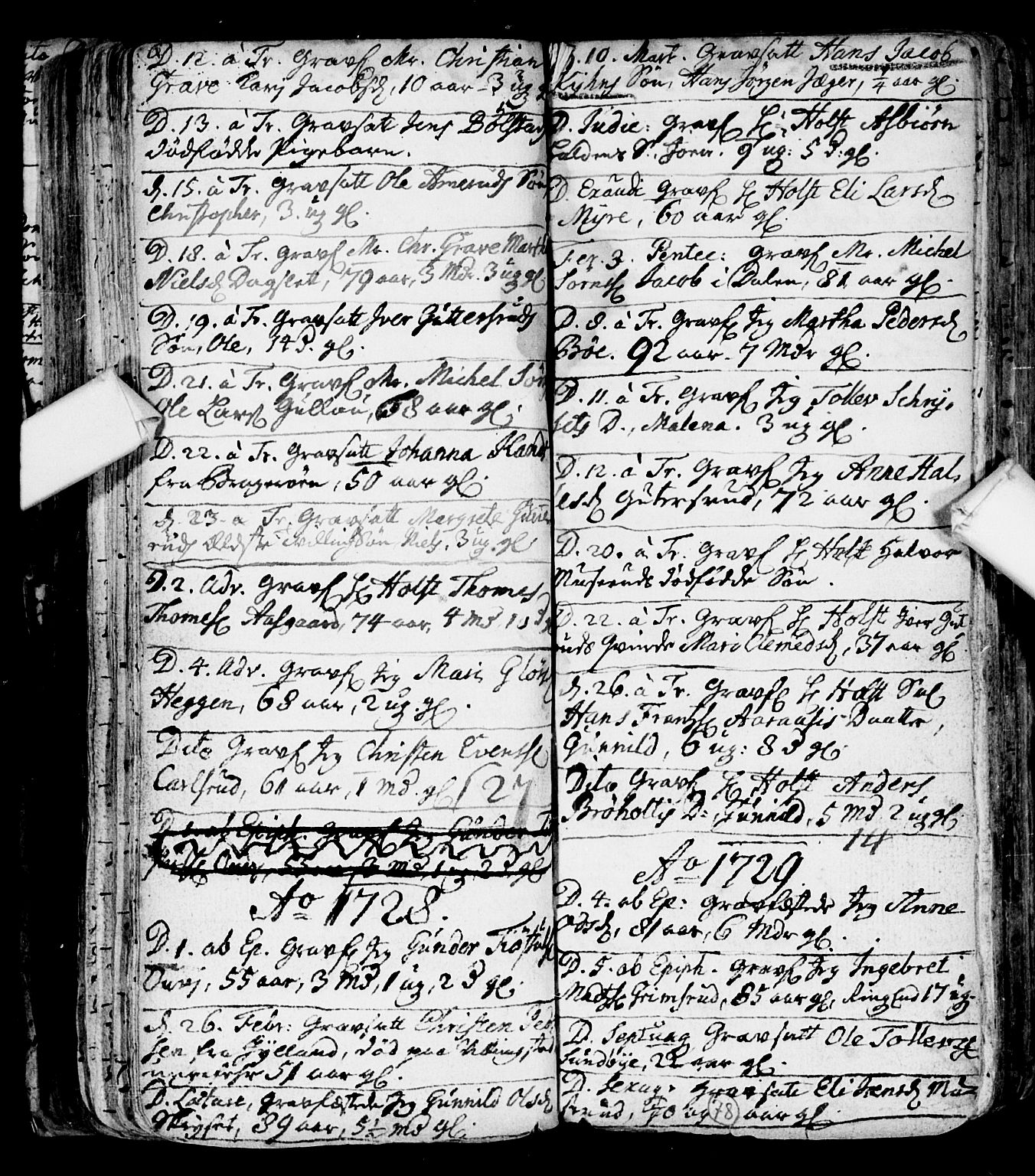 Røyken kirkebøker, SAKO/A-241/F/Fa/L0001: Ministerialbok nr. 1, 1701-1730, s. 78