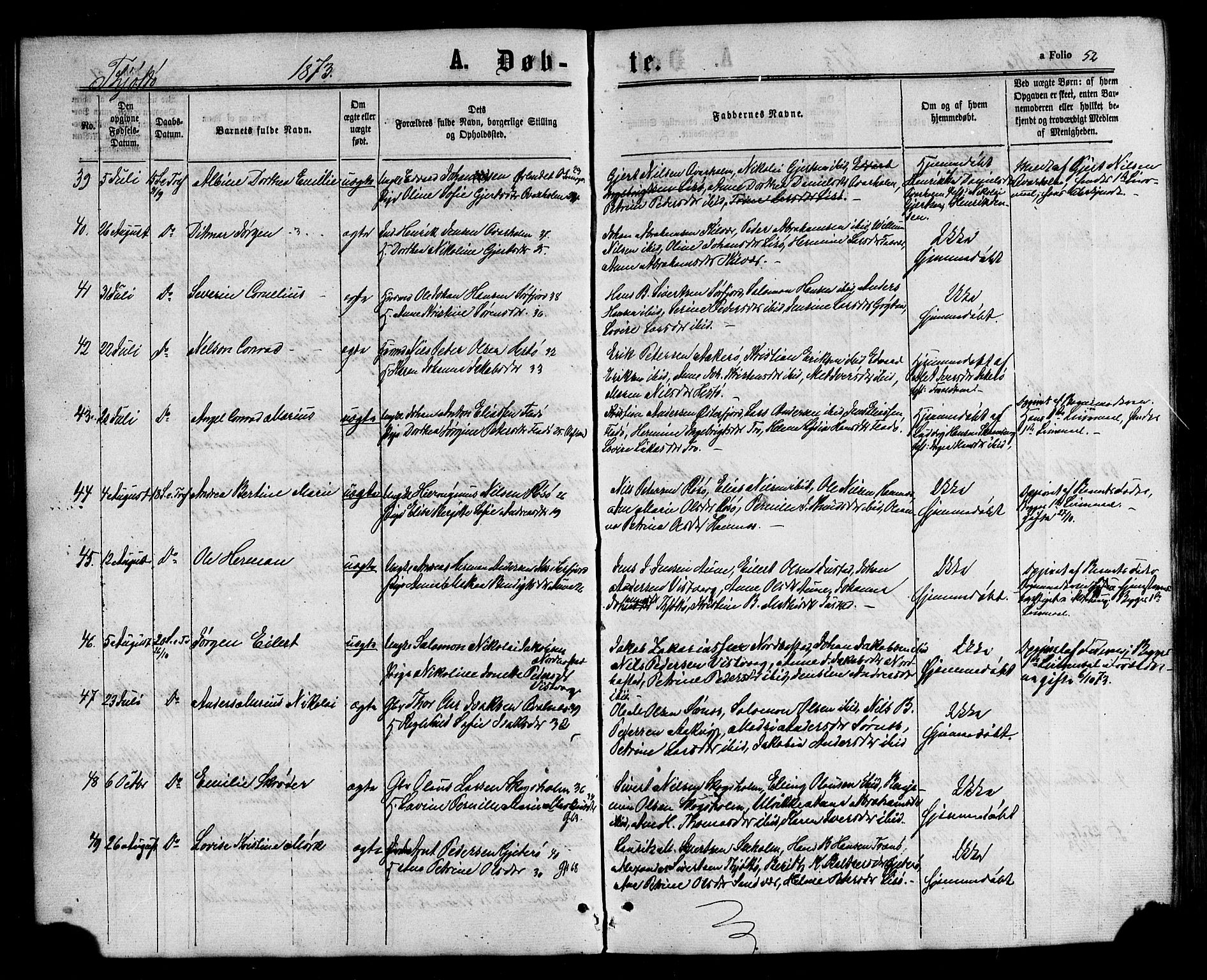 Ministerialprotokoller, klokkerbøker og fødselsregistre - Nordland, SAT/A-1459/817/L0262: Ministerialbok nr. 817A03/ 1, 1862-1877, s. 52