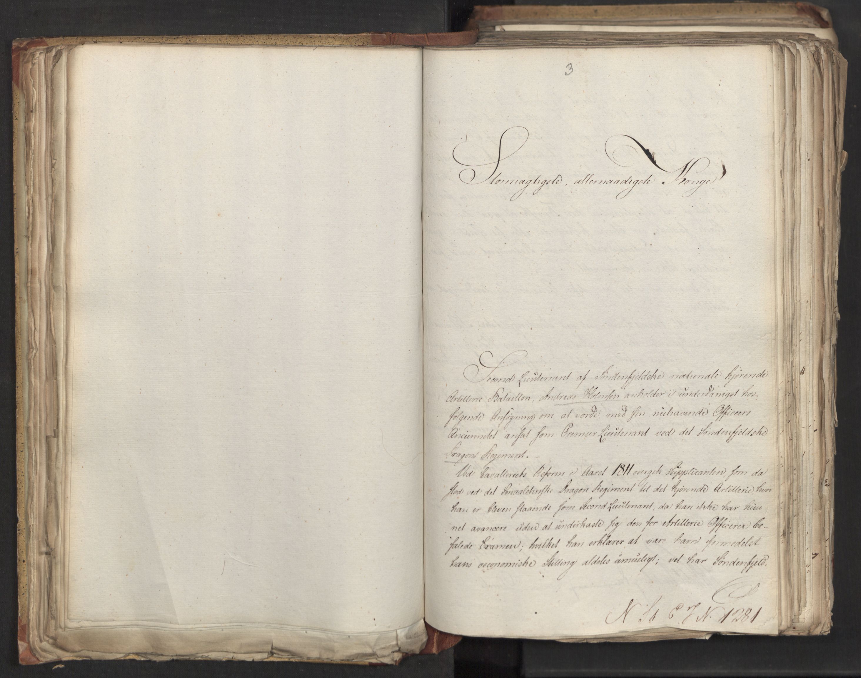 Statsrådsavdelingen i Stockholm, RA/S-1003/D/Da/L0006: Regjeringsinnstillinger nr. 1247-1544, 1816, s. 73