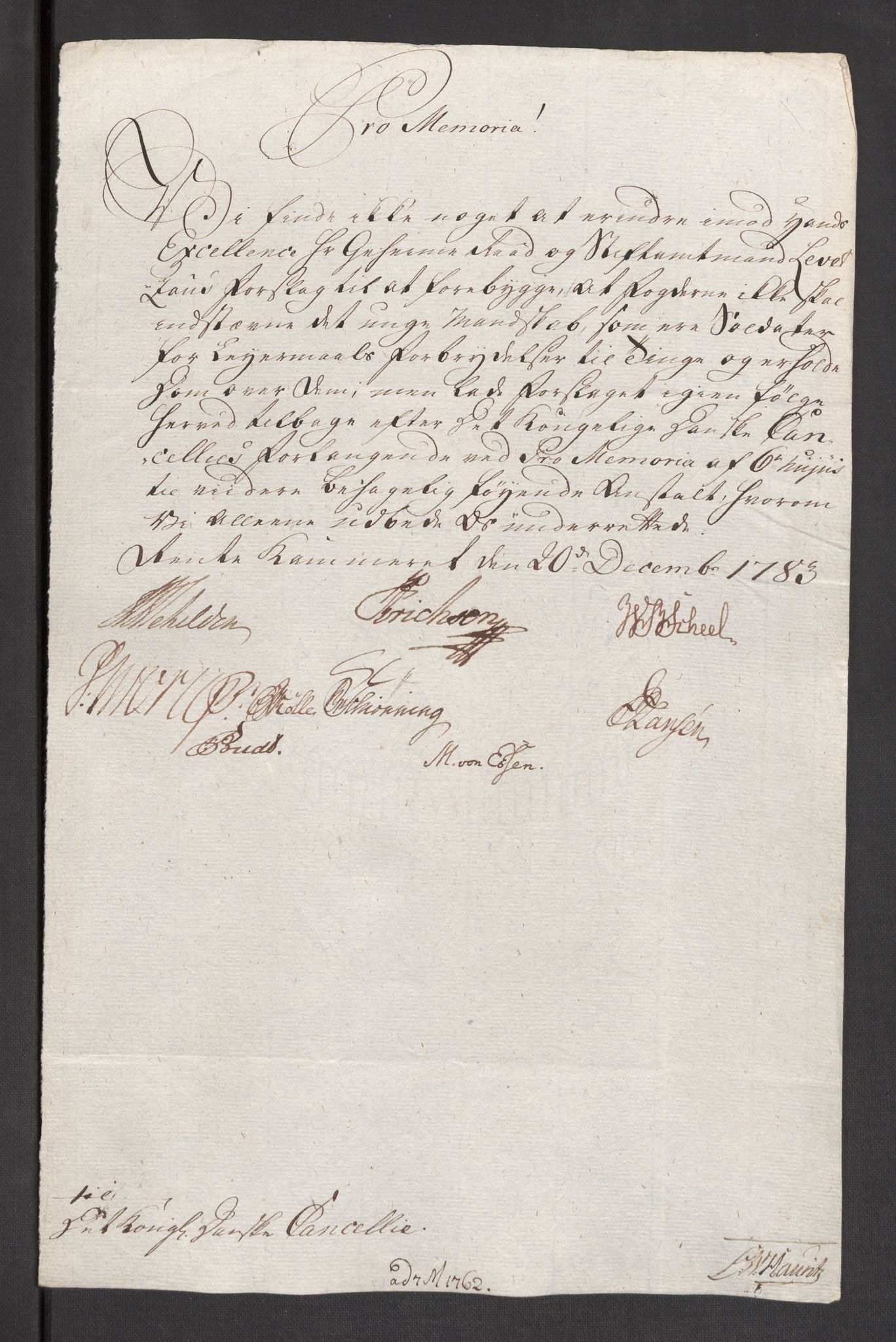 Danske Kanselli 1572-1799, AV/RA-EA-3023/F/Fc/Fcc/Fcca/L0249: Norske innlegg 1572-1799, 1784, s. 158