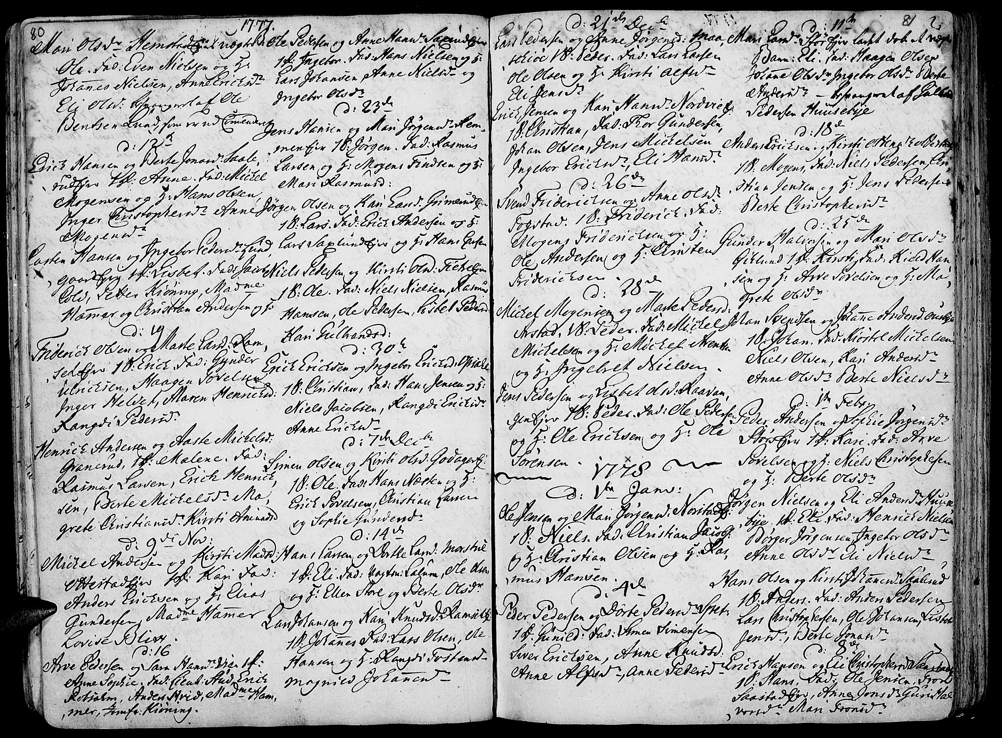 Stange prestekontor, AV/SAH-PREST-002/K/L0006: Ministerialbok nr. 6, 1762-1787, s. 80-81