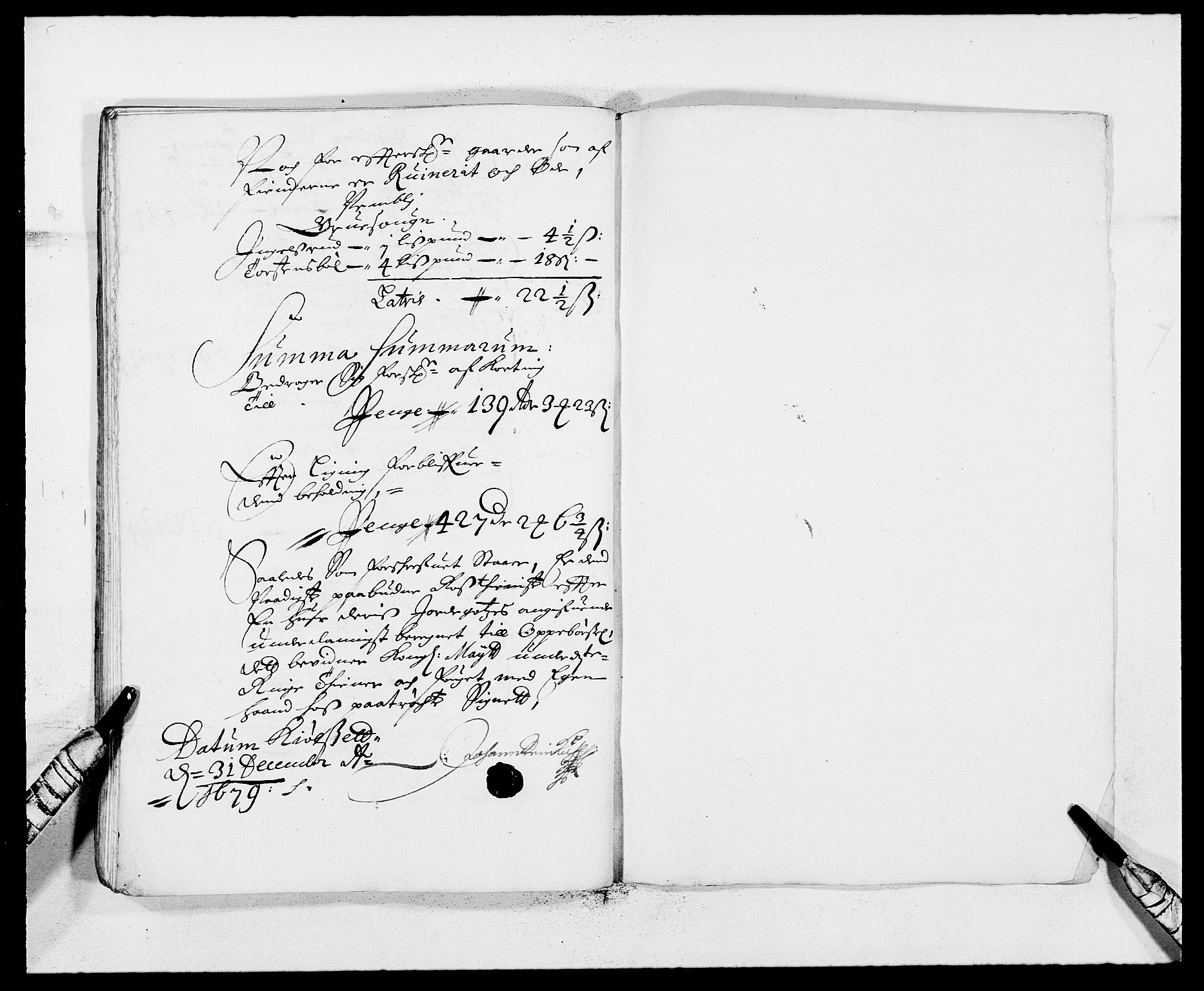 Rentekammeret inntil 1814, Reviderte regnskaper, Fogderegnskap, AV/RA-EA-4092/R13/L0816: Fogderegnskap Solør, Odal og Østerdal, 1679, s. 454