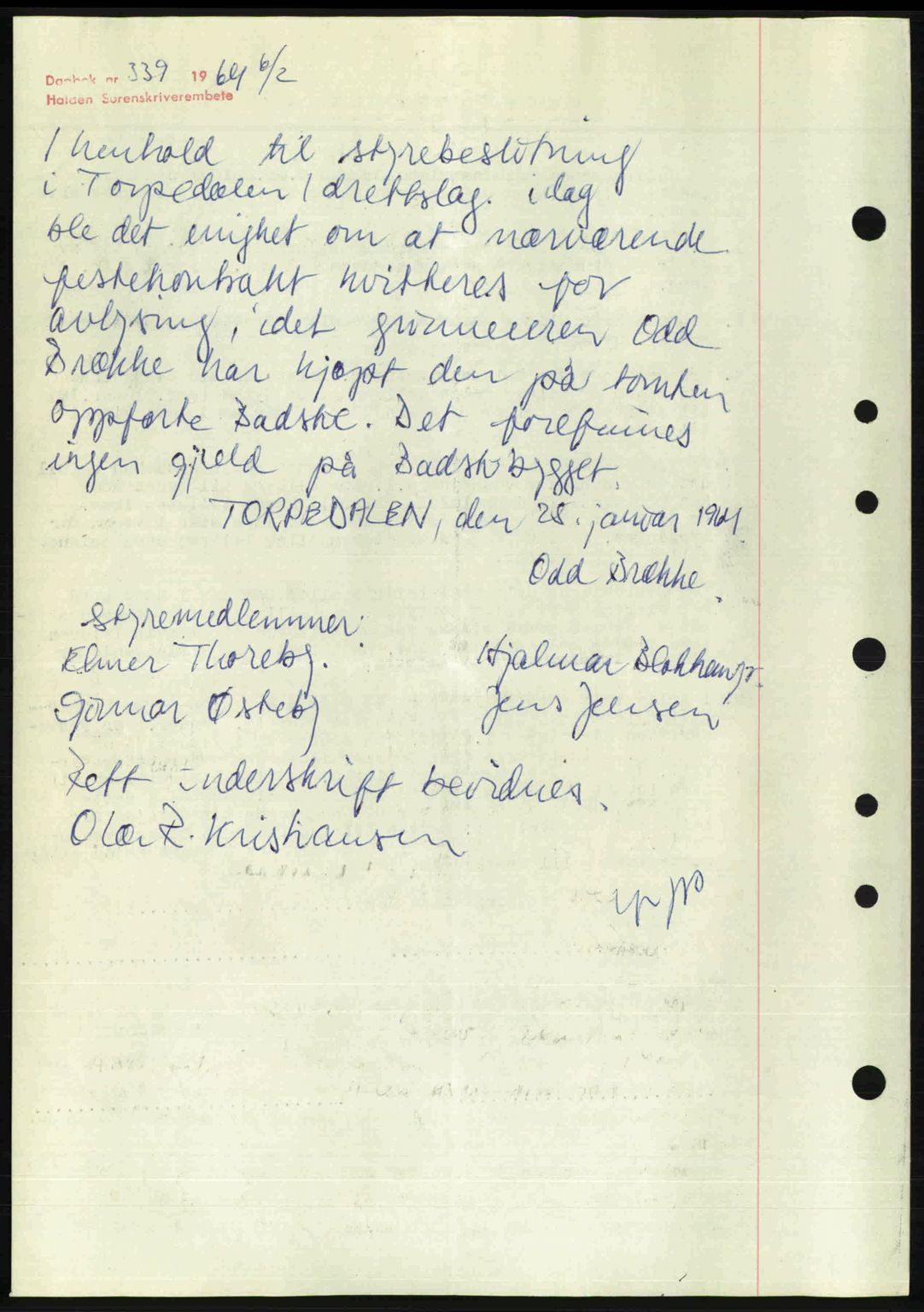 Idd og Marker sorenskriveri, SAO/A-10283/G/Gb/Gbb/L0009: Pantebok nr. A9, 1946-1947, Dagboknr: 339/1964