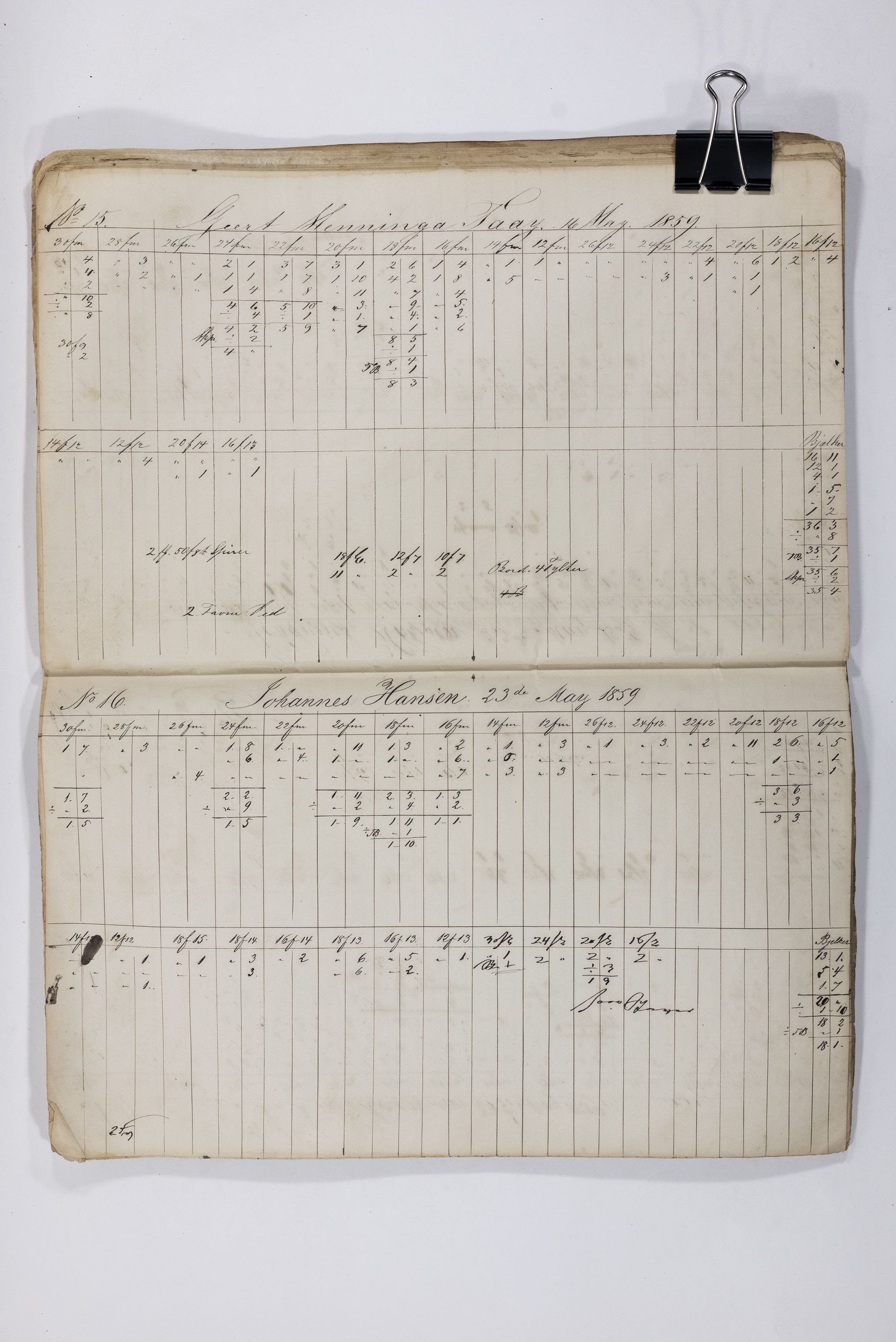 Blehr/ Kjellestad, TEMU/TGM-A-1212/E/Eb/L0008: Ladnings Liste, 1857-1859, s. 73