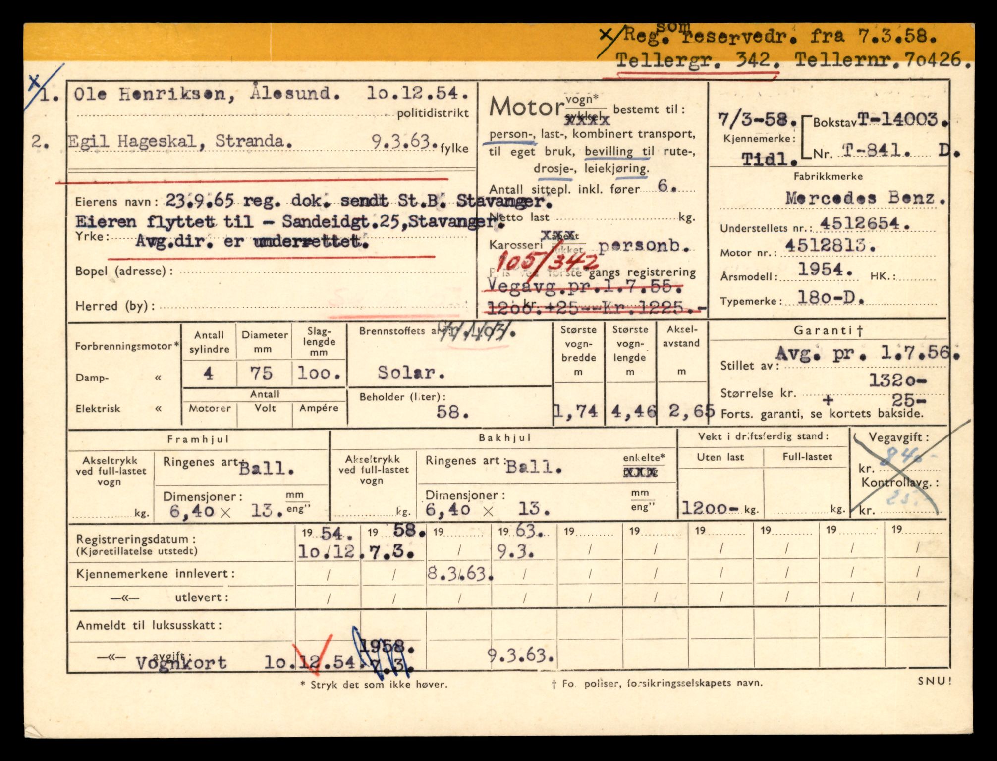 Møre og Romsdal vegkontor - Ålesund trafikkstasjon, AV/SAT-A-4099/F/Fe/L0042: Registreringskort for kjøretøy T 13906 - T 14079, 1927-1998, s. 1305