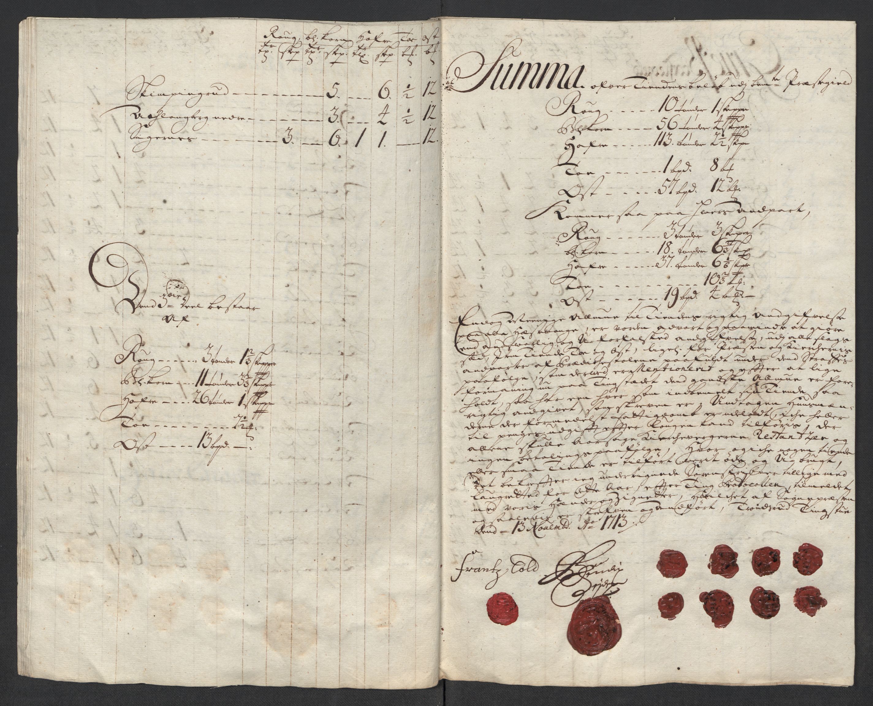 Rentekammeret inntil 1814, Reviderte regnskaper, Fogderegnskap, RA/EA-4092/R13/L0850: Fogderegnskap Solør, Odal og Østerdal, 1713, s. 342