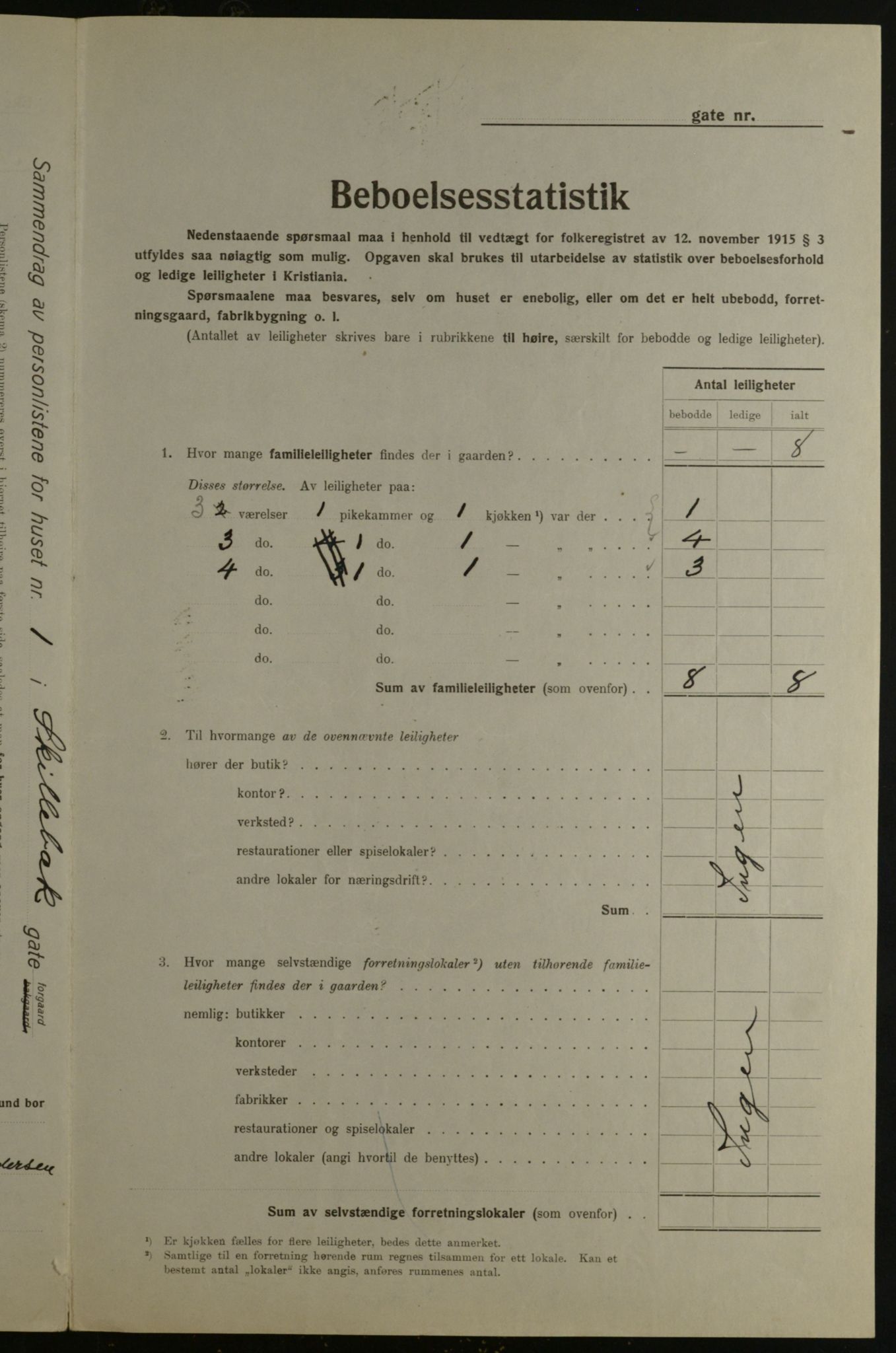 OBA, Kommunal folketelling 1.12.1923 for Kristiania, 1923, s. 105732