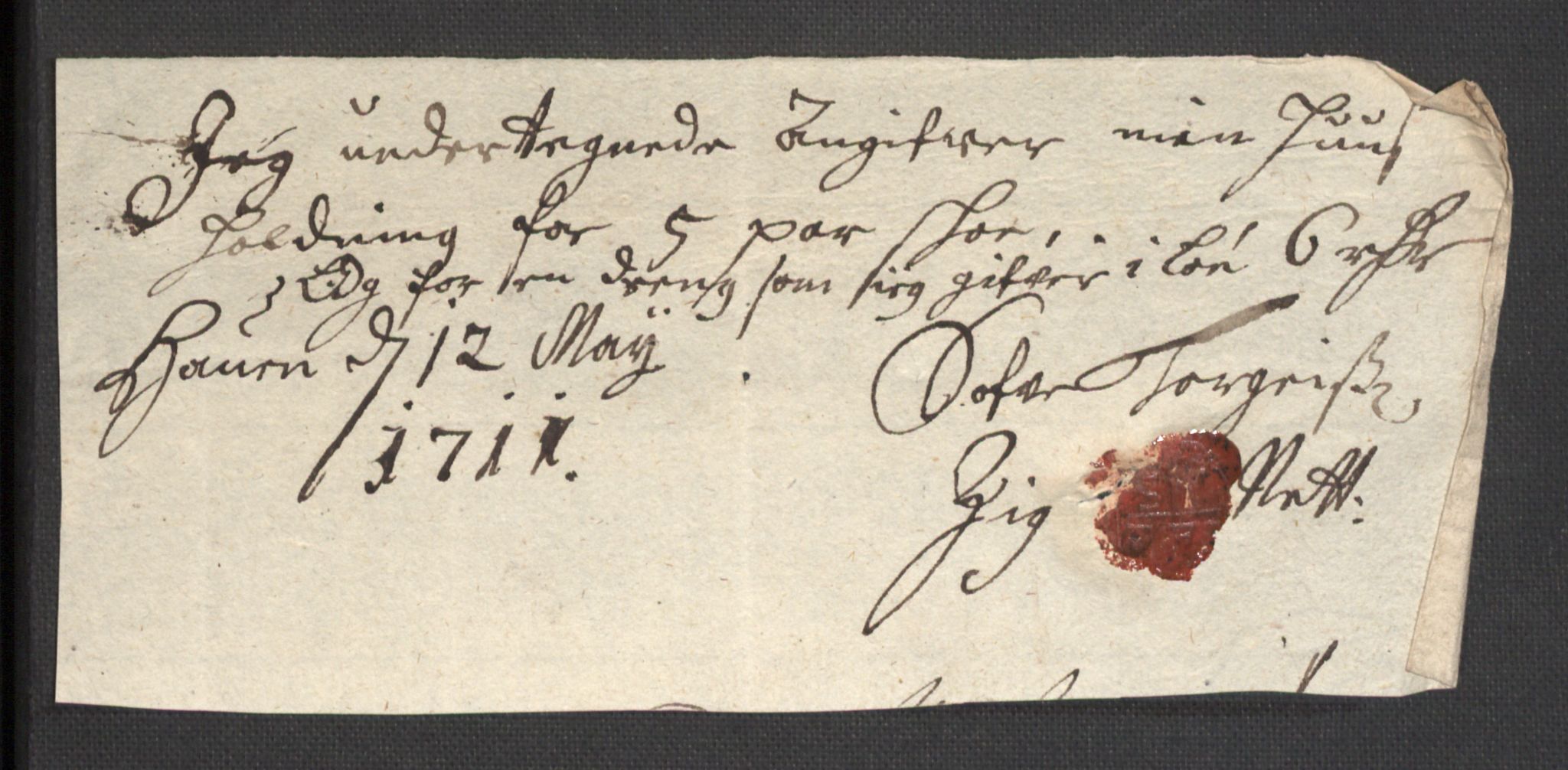 Rentekammeret inntil 1814, Reviderte regnskaper, Fogderegnskap, AV/RA-EA-4092/R36/L2121: Fogderegnskap Øvre og Nedre Telemark og Bamble, 1711, s. 268