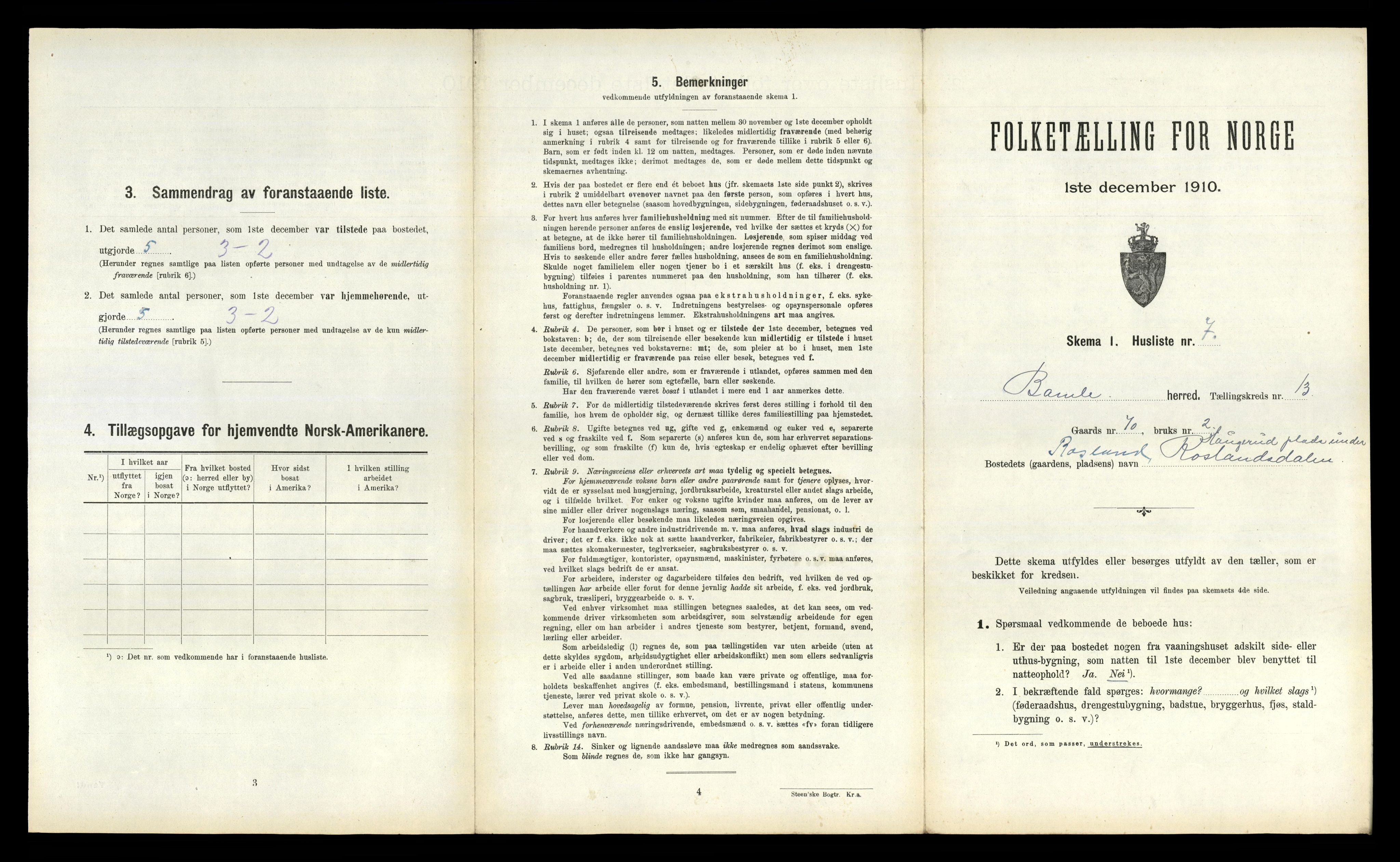 RA, Folketelling 1910 for 0814 Bamble herred, 1910, s. 1590