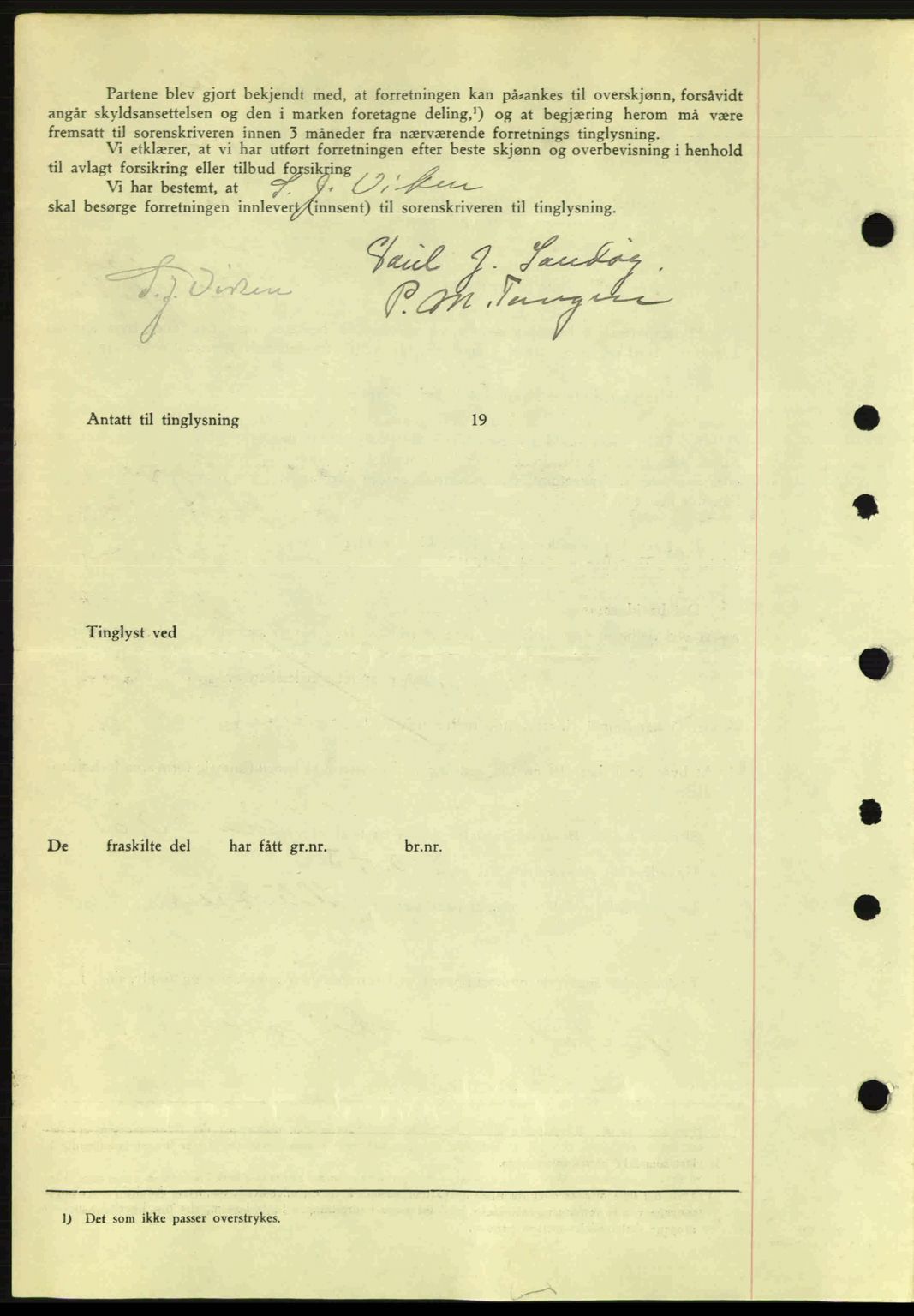 Romsdal sorenskriveri, AV/SAT-A-4149/1/2/2C: Pantebok nr. A1, 1936-1936, Dagboknr: 303/1936