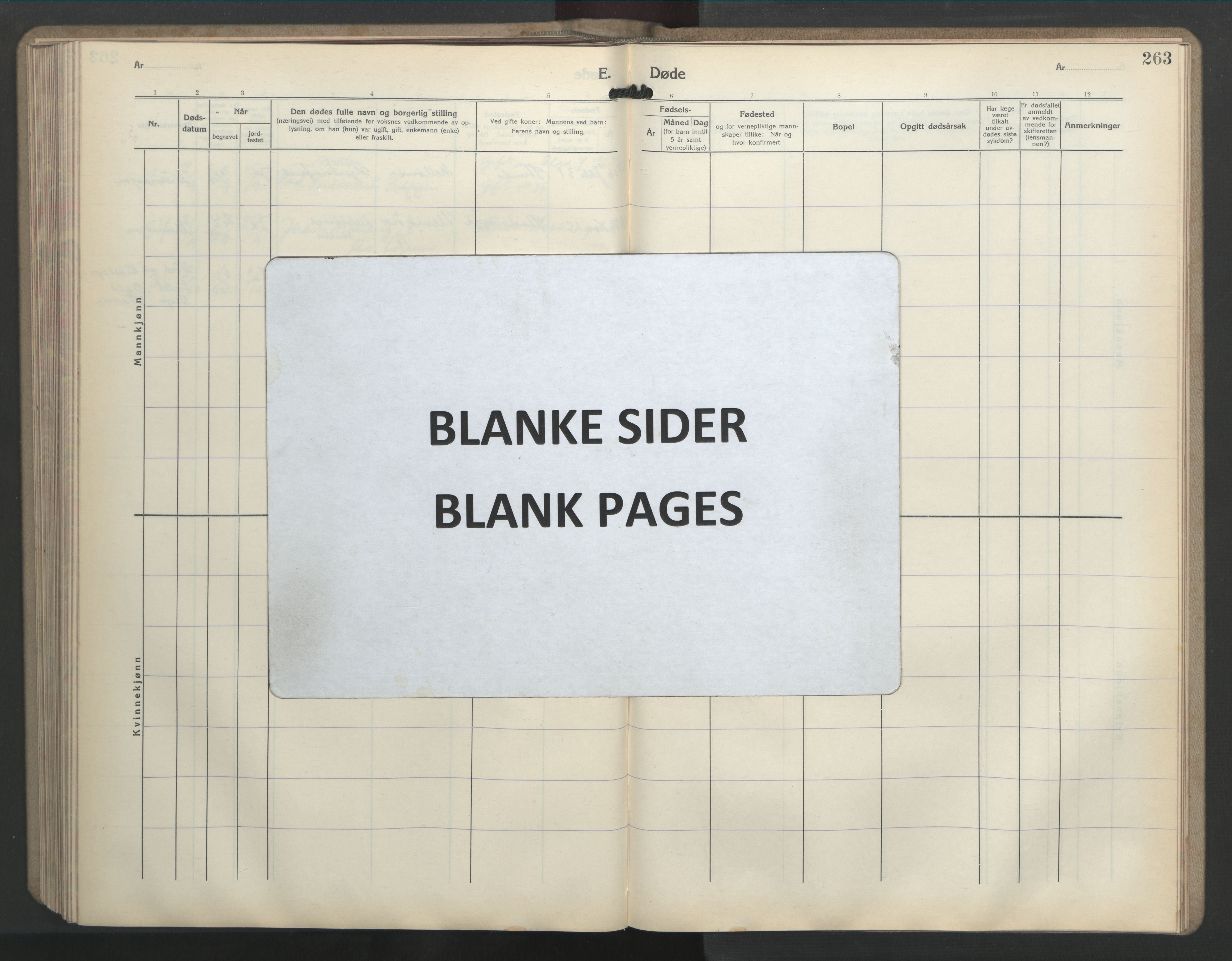 Ministerialprotokoller, klokkerbøker og fødselsregistre - Sør-Trøndelag, AV/SAT-A-1456/603/L0177: Klokkerbok nr. 603C05, 1941-1952, s. 263