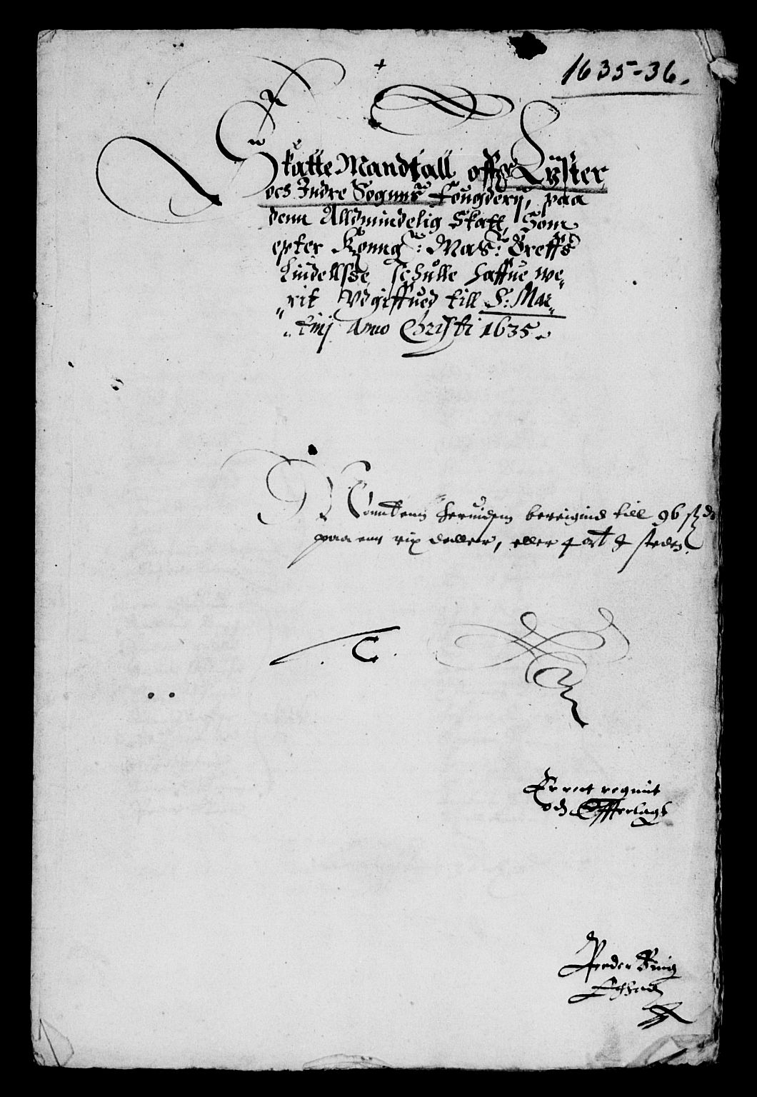 Rentekammeret inntil 1814, Reviderte regnskaper, Lensregnskaper, RA/EA-5023/R/Rb/Rbt/L0070: Bergenhus len, 1635-1636