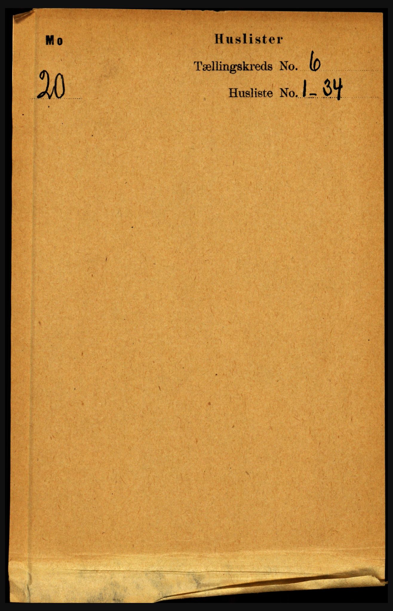 RA, Folketelling 1891 for 1833 Mo herred, 1891, s. 2164