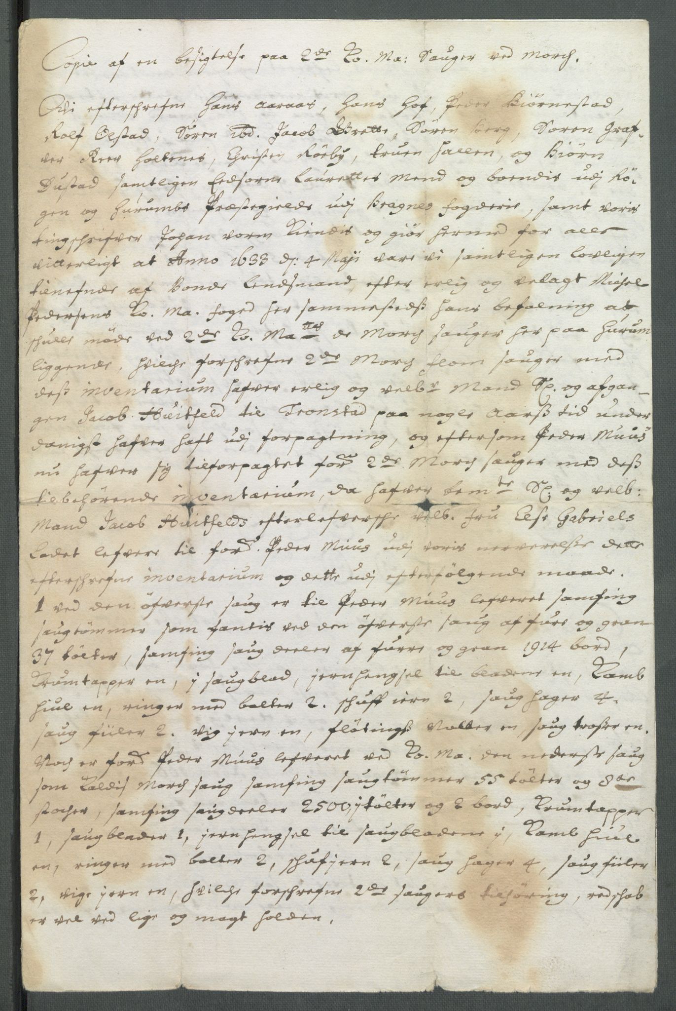 Riksarkivets diplomsamling, AV/RA-EA-5965/F02/L0170: Dokumenter, 1664-1666, s. 140