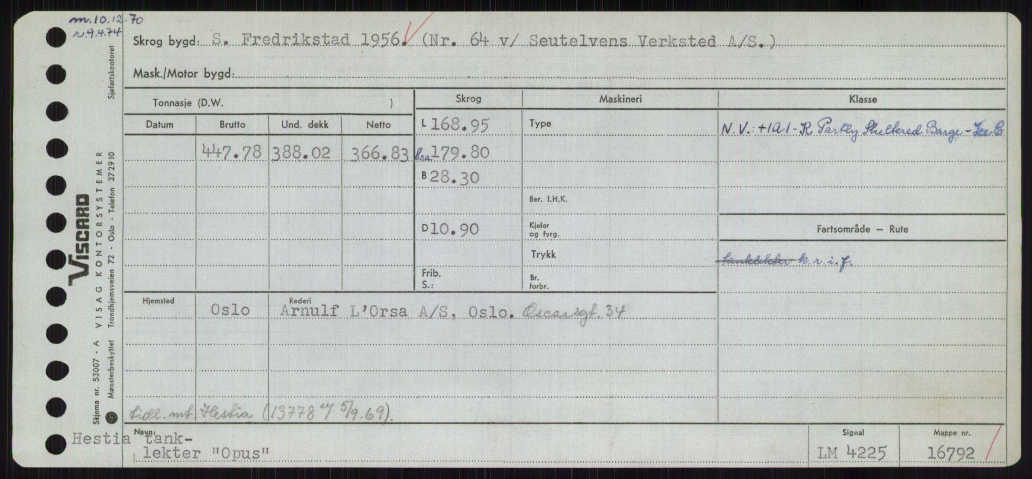 Sjøfartsdirektoratet med forløpere, Skipsmålingen, AV/RA-S-1627/H/Hc/L0001: Lektere, A-Y, s. 337