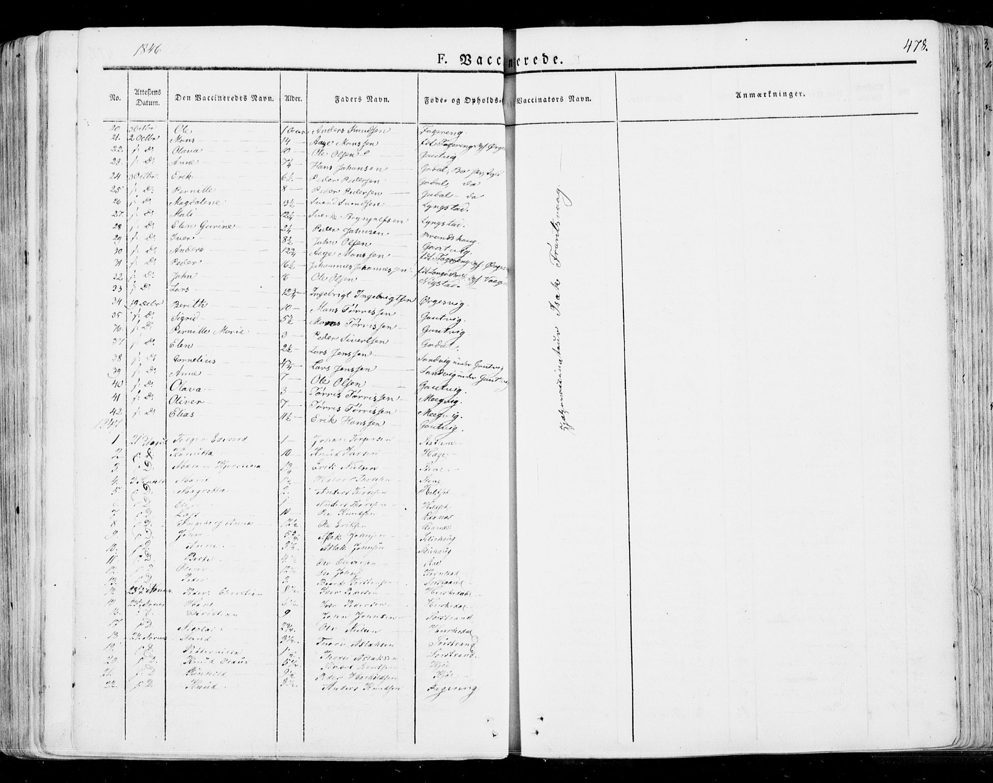 Ministerialprotokoller, klokkerbøker og fødselsregistre - Møre og Romsdal, AV/SAT-A-1454/568/L0803: Ministerialbok nr. 568A10, 1830-1853, s. 478