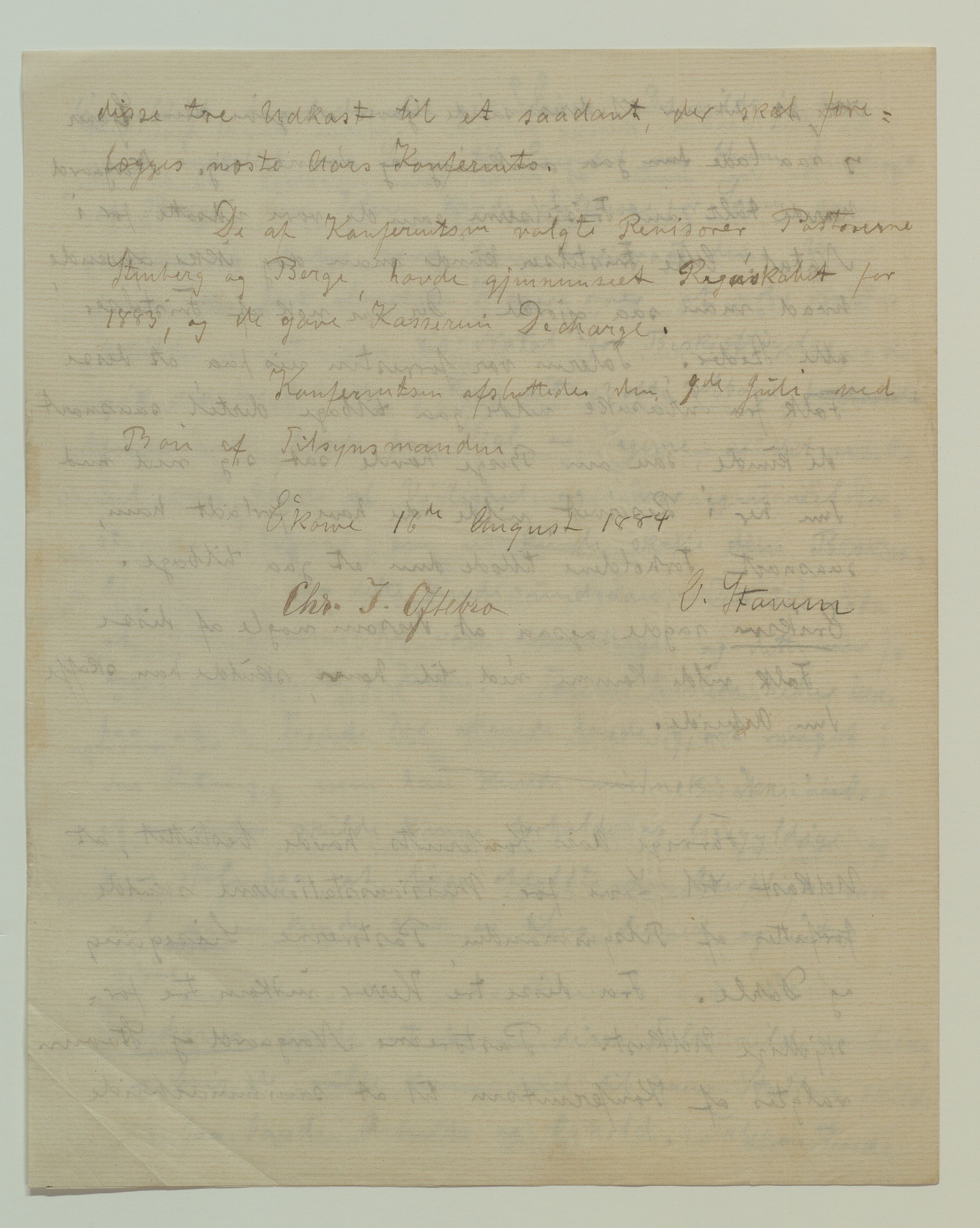 Det Norske Misjonsselskap - hovedadministrasjonen, VID/MA-A-1045/D/Da/Daa/L0036/0008: Konferansereferat og årsberetninger / Konferansereferat fra Sør-Afrika., 1884