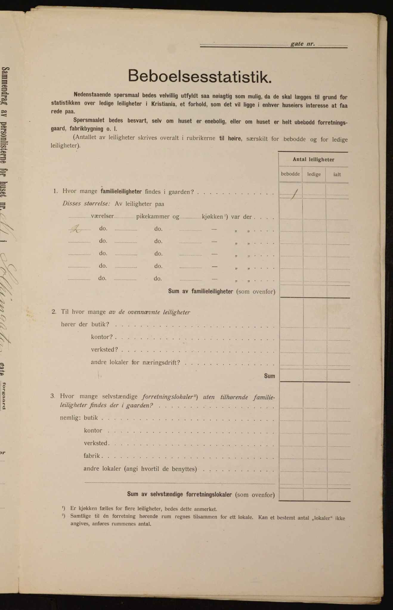 OBA, Kommunal folketelling 1.2.1912 for Kristiania, 1912, s. 99827