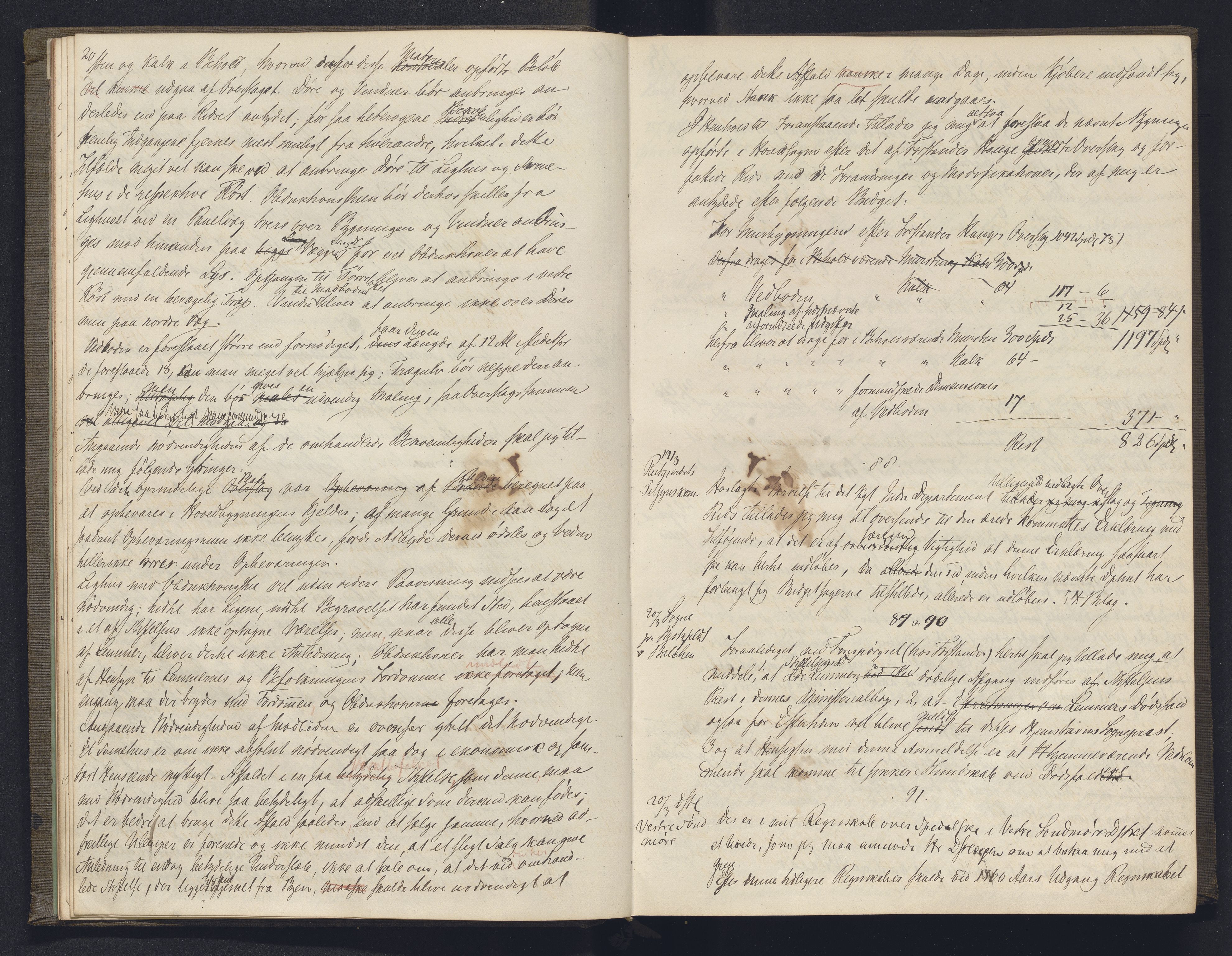 Lepraarkiver - Overlegen for den spedalske sykdom, AV/SAB-A-61001/B.b/L0003: Kopibok, 1862-1865, s. 20-21