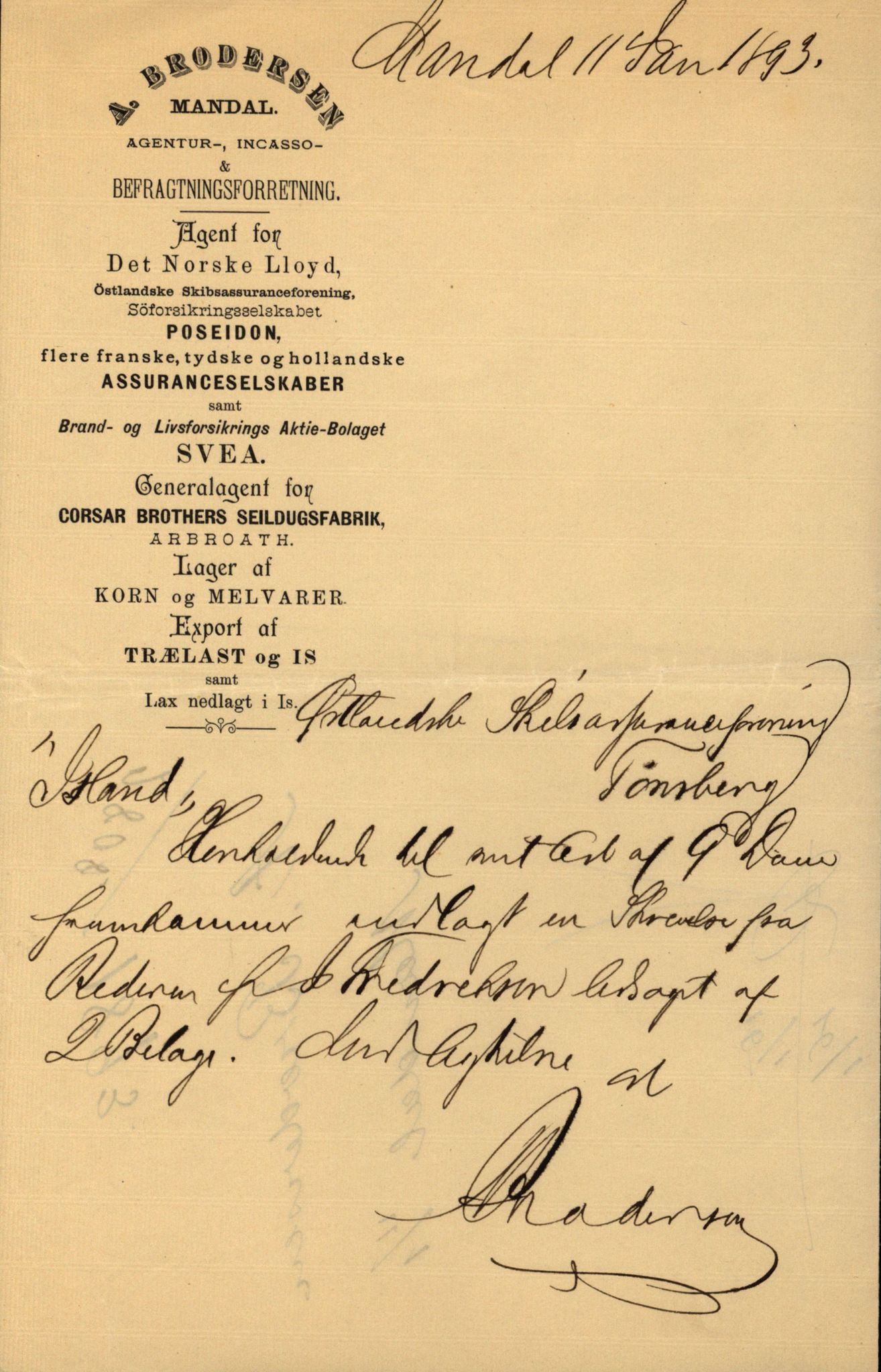 Pa 63 - Østlandske skibsassuranceforening, VEMU/A-1079/G/Ga/L0030/0001: Havaridokumenter / Leif, Korsvei, Margret, Mangerton, Mathilde, Island, Andover, 1893, s. 210