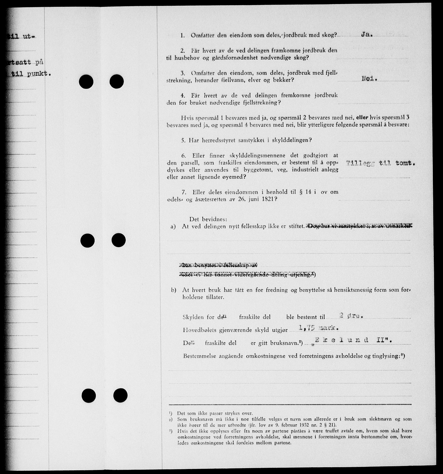 Onsøy sorenskriveri, SAO/A-10474/G/Ga/Gab/L0018: Pantebok nr. II A-18, 1946-1947, Dagboknr: 3094/1946