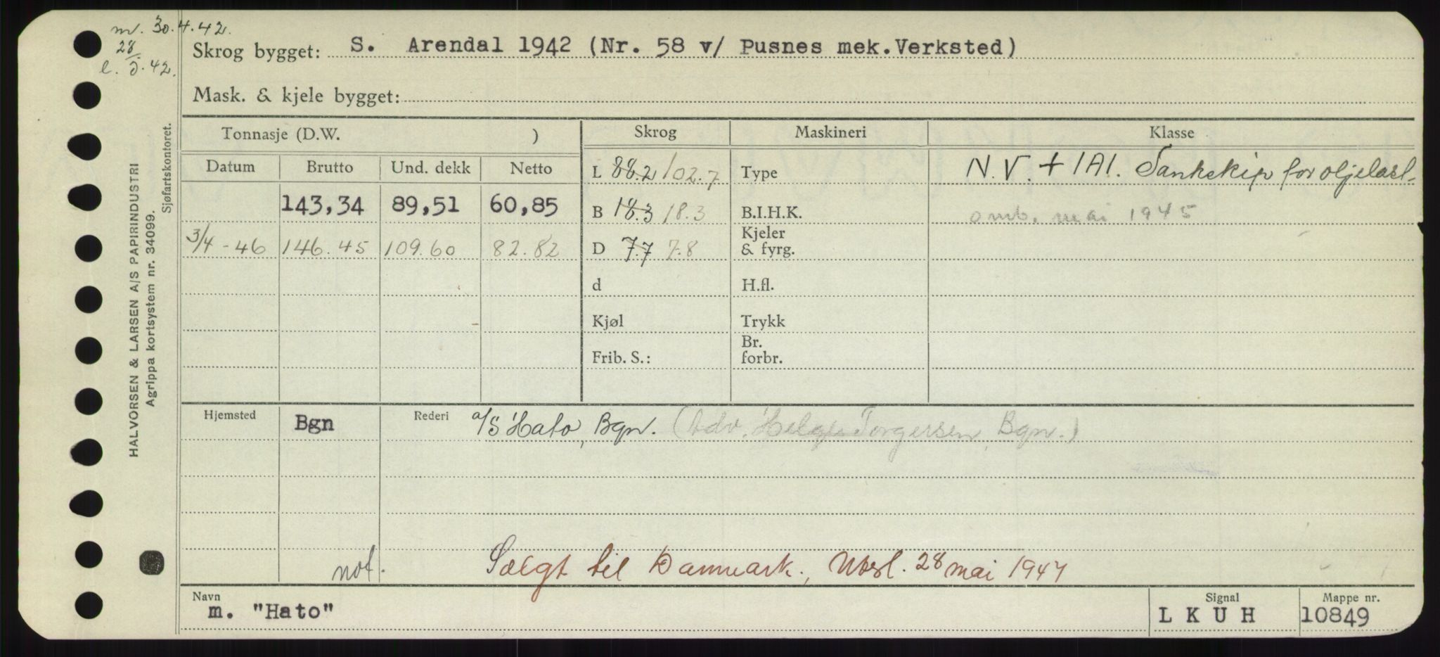 Sjøfartsdirektoratet med forløpere, Skipsmålingen, AV/RA-S-1627/H/Hd/L0014: Fartøy, H-Havl, s. 377