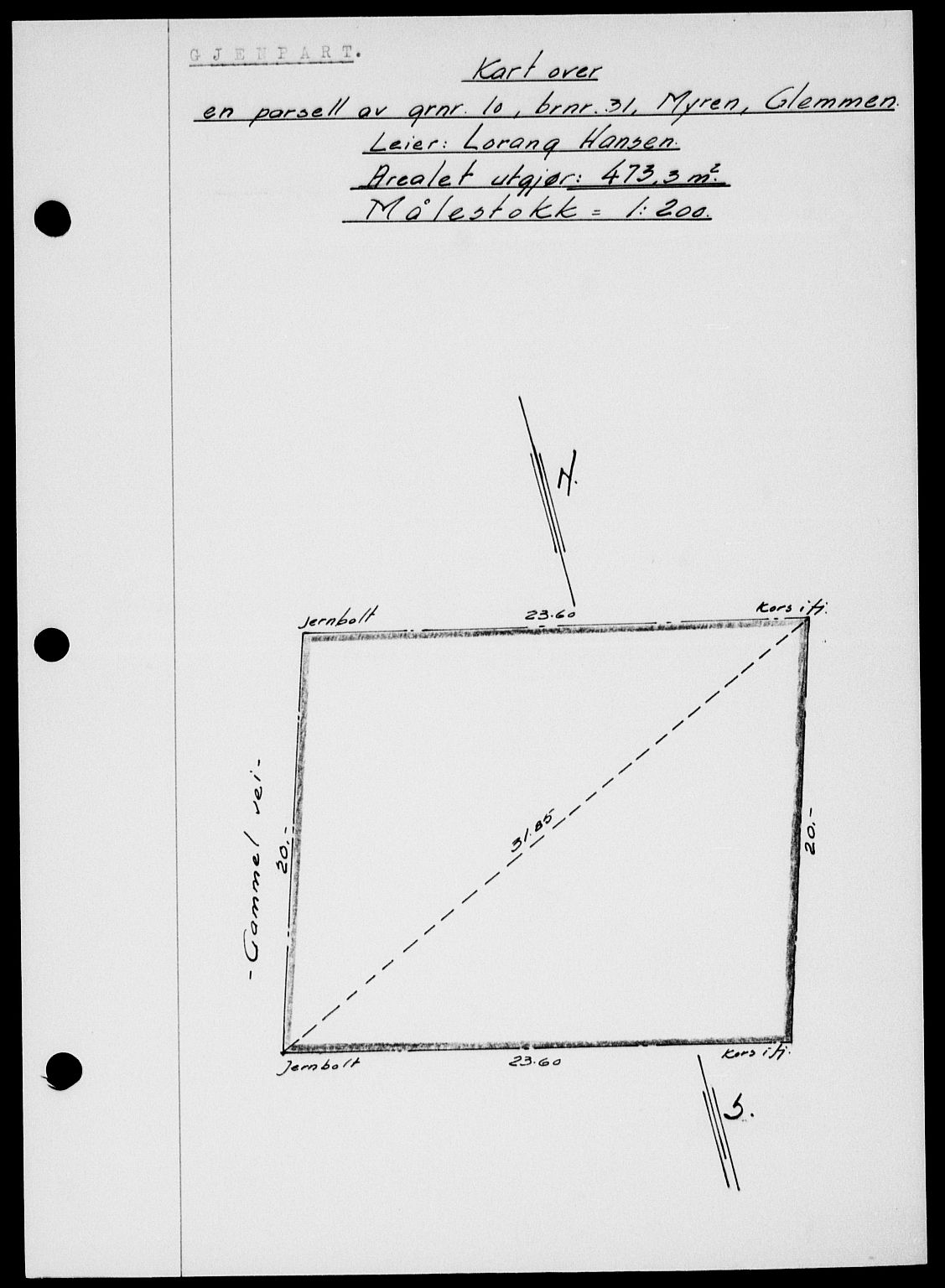 Onsøy sorenskriveri, AV/SAO-A-10474/G/Ga/Gab/L0018: Pantebok nr. II A-18, 1946-1947, Dagboknr: 268/1947