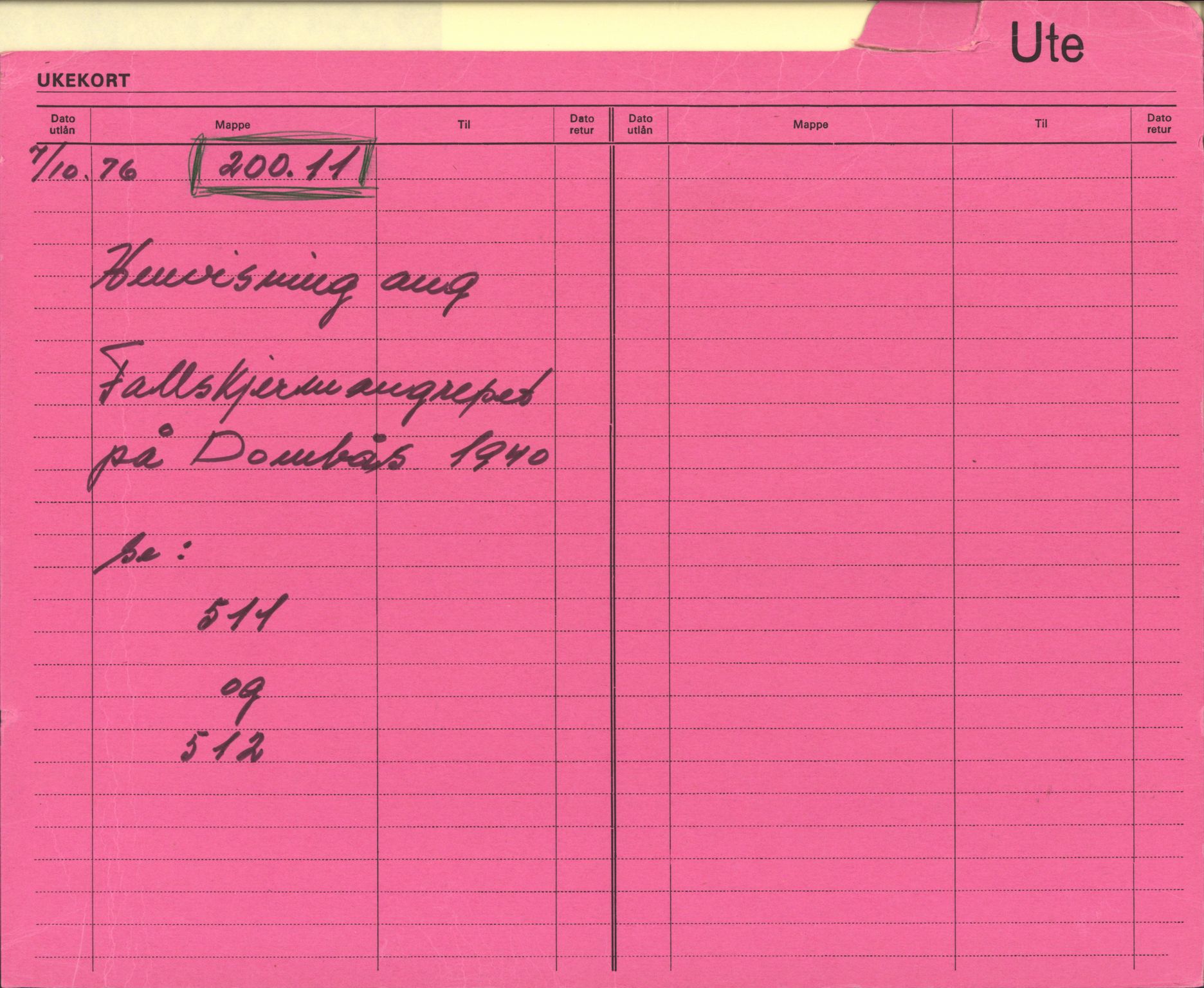 Forsvaret, Forsvarets krigshistoriske avdeling, RA/RAFA-2017/Y/Yb/L0063: II-C-11-200  -  2. Divisjon., 1940, s. 846