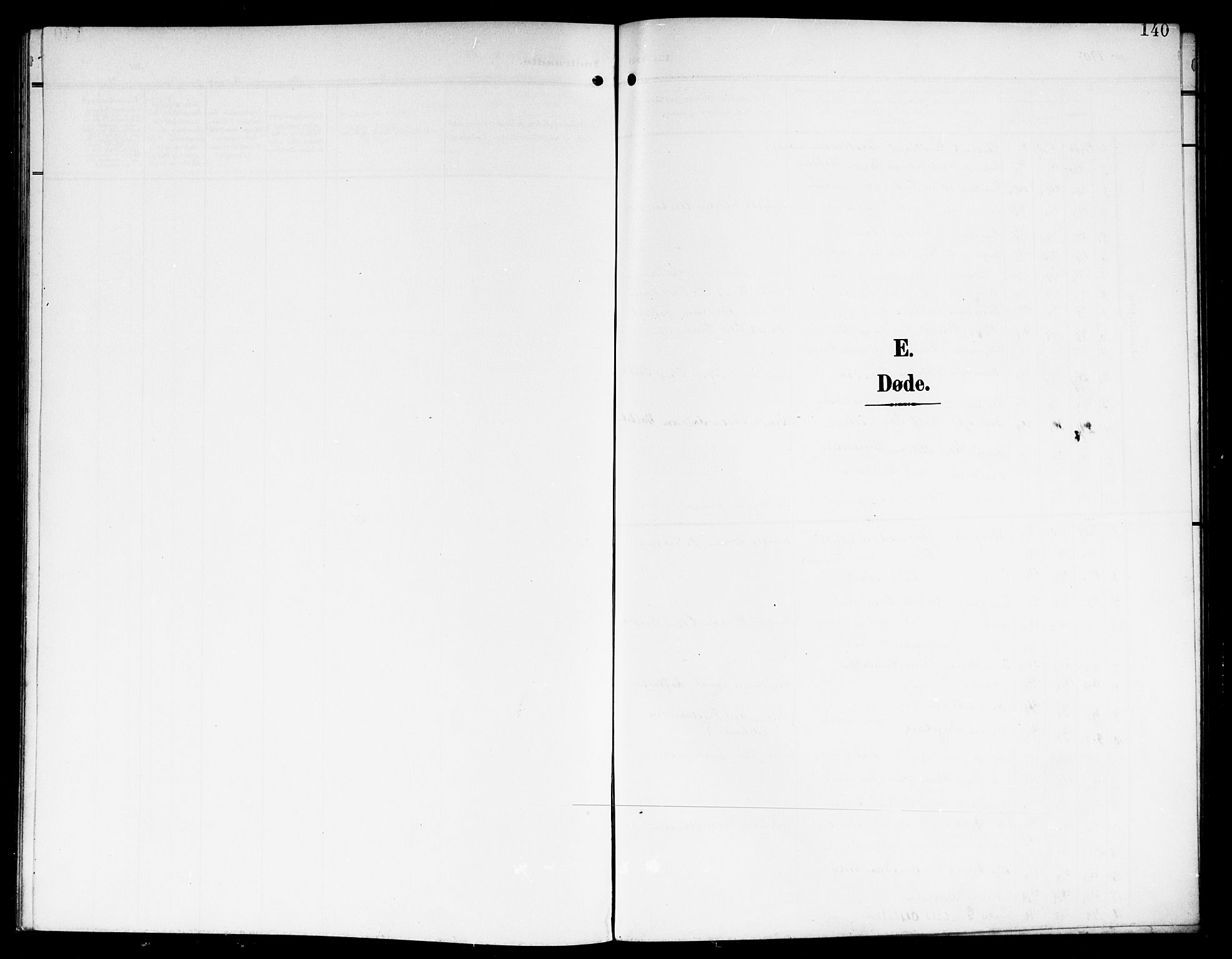 Fet prestekontor Kirkebøker, SAO/A-10370a/G/Ga/L0008: Klokkerbok nr. I 8, 1907-1920, s. 140