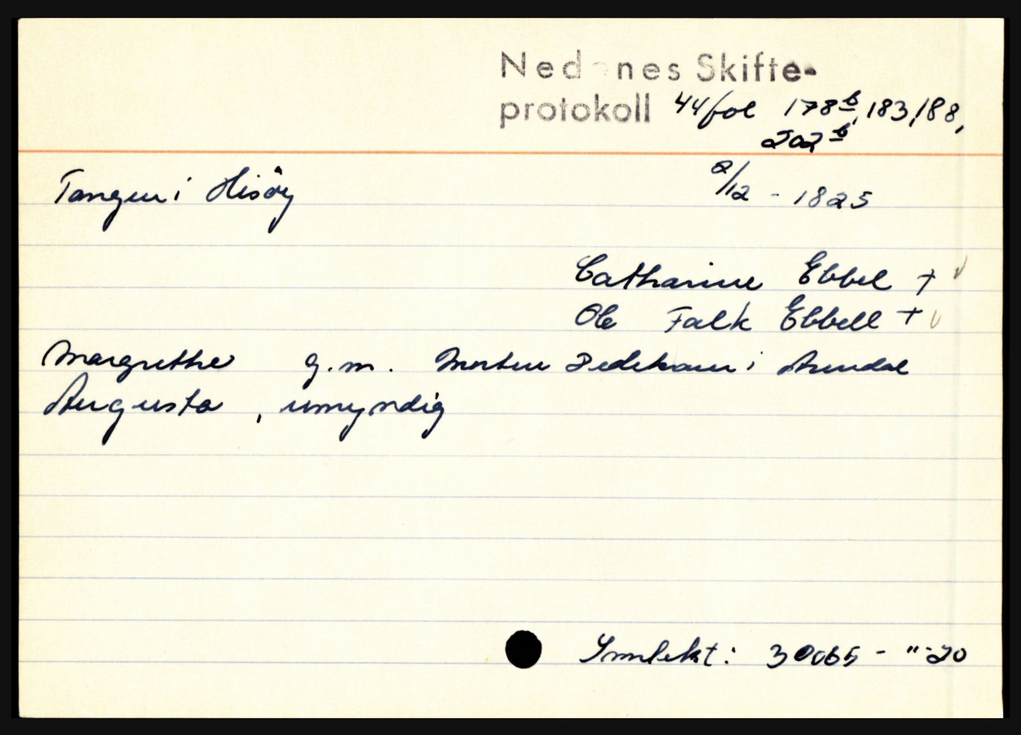 Nedenes sorenskriveri før 1824, AV/SAK-1221-0007/H, s. 29835