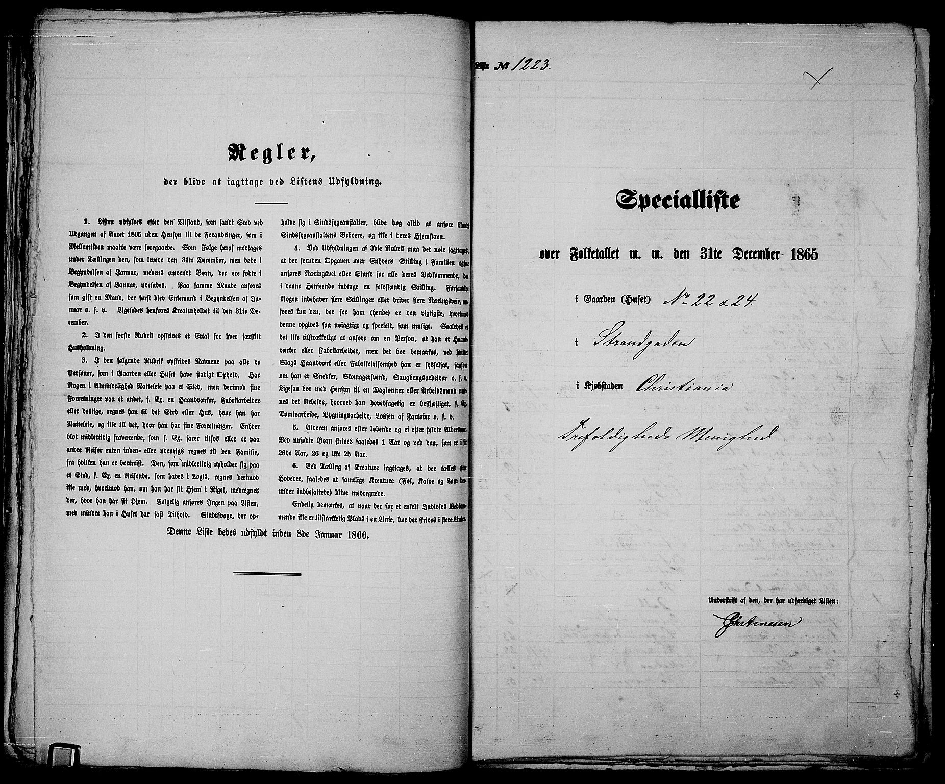 RA, Folketelling 1865 for 0301 Kristiania kjøpstad, 1865, s. 2769