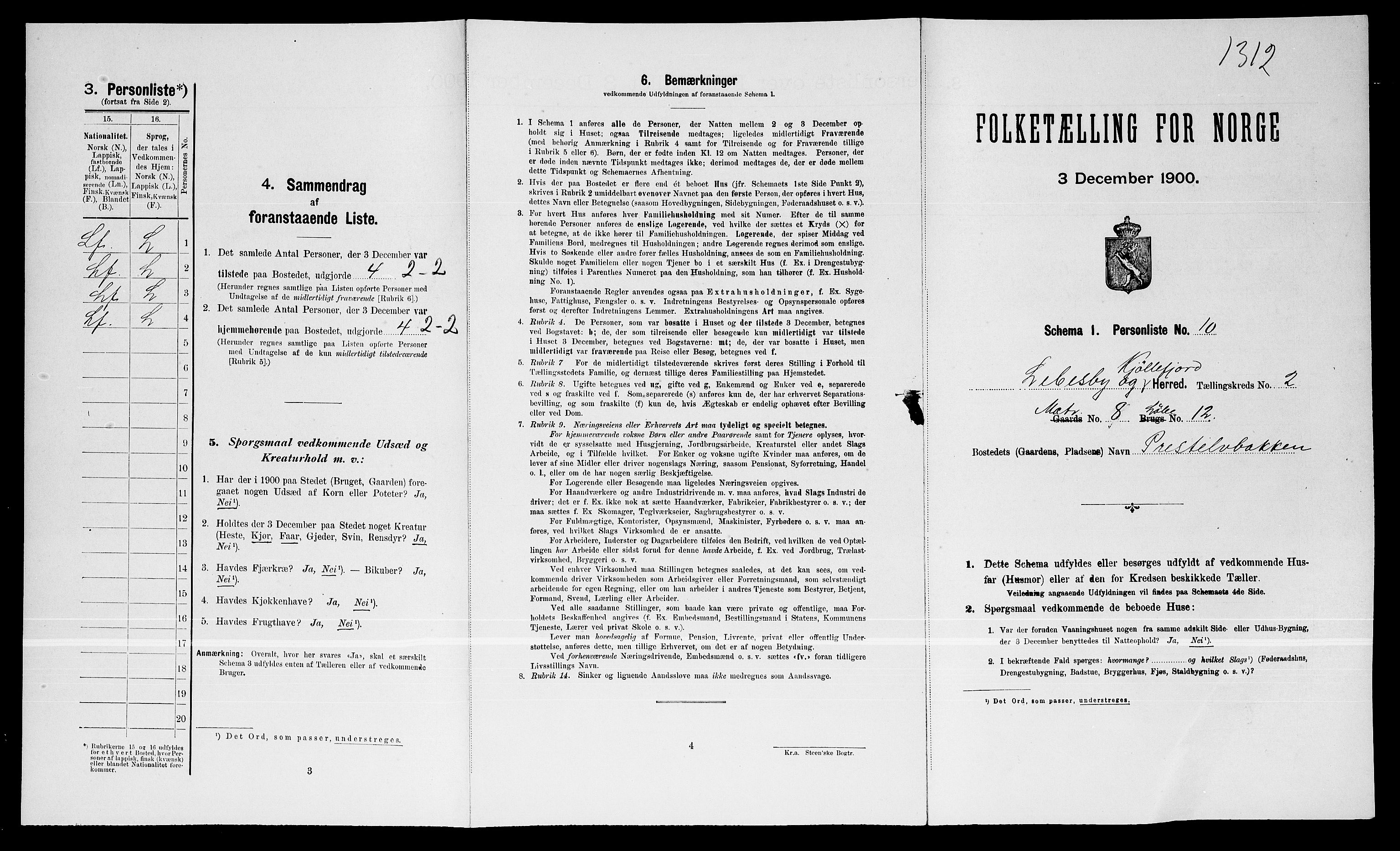 SATØ, Folketelling 1900 for 2022 Lebesby herred, 1900, s. 130