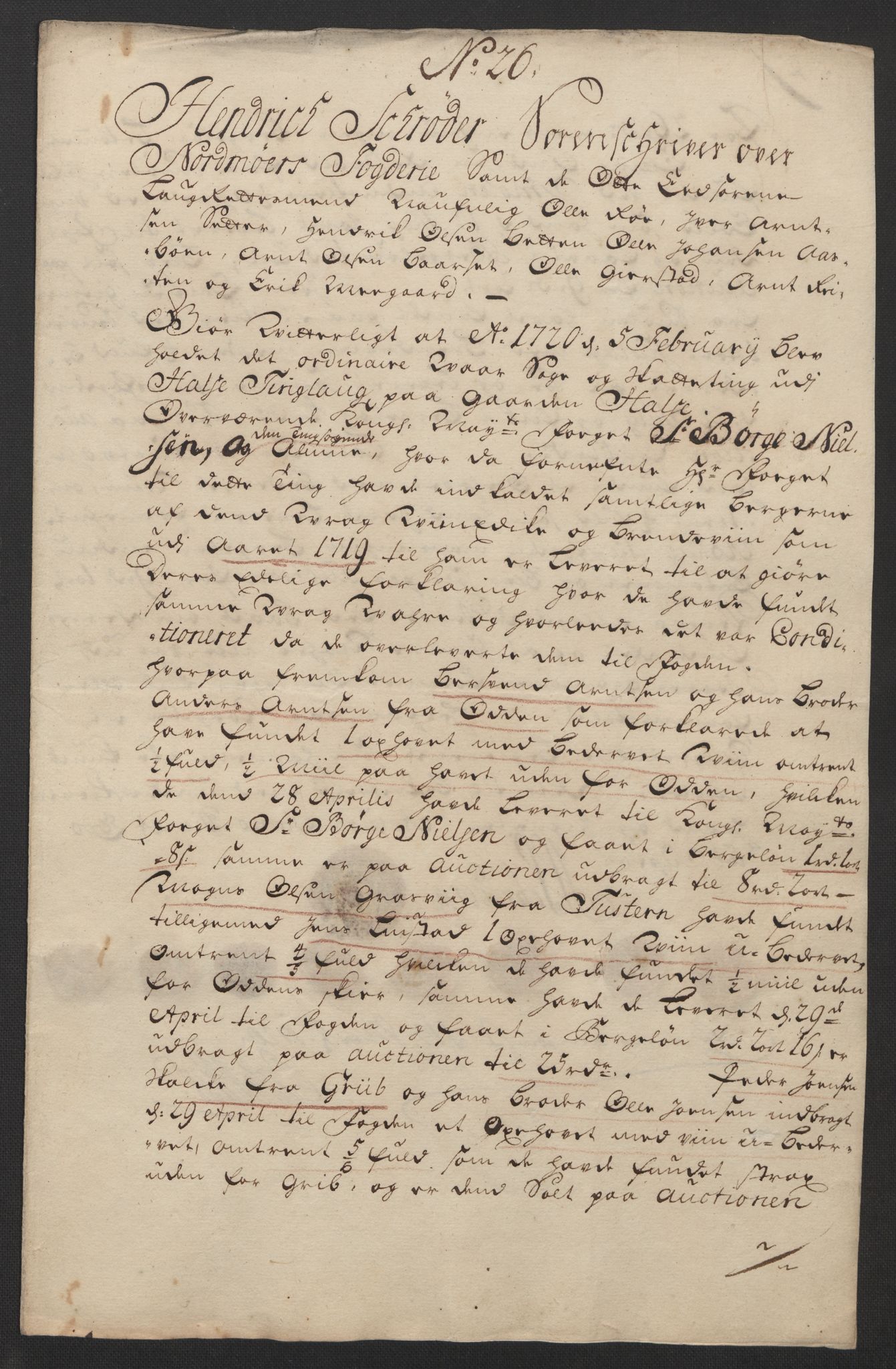 Rentekammeret inntil 1814, Reviderte regnskaper, Fogderegnskap, AV/RA-EA-4092/R56/L3753: Fogderegnskap Nordmøre, 1720, s. 417