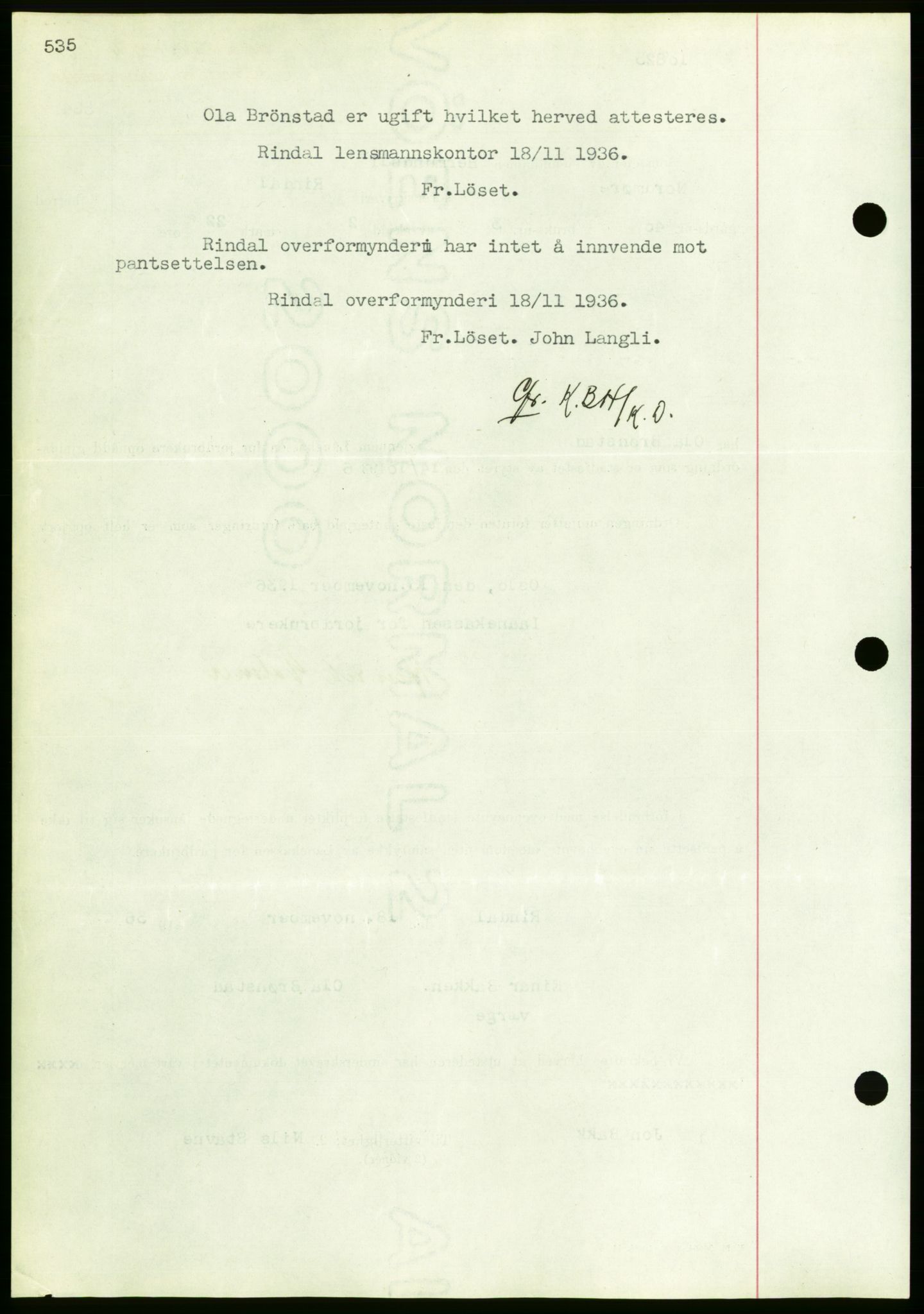 Nordmøre sorenskriveri, AV/SAT-A-4132/1/2/2Ca/L0090: Pantebok nr. B80, 1936-1937, Dagboknr: 2744/1936