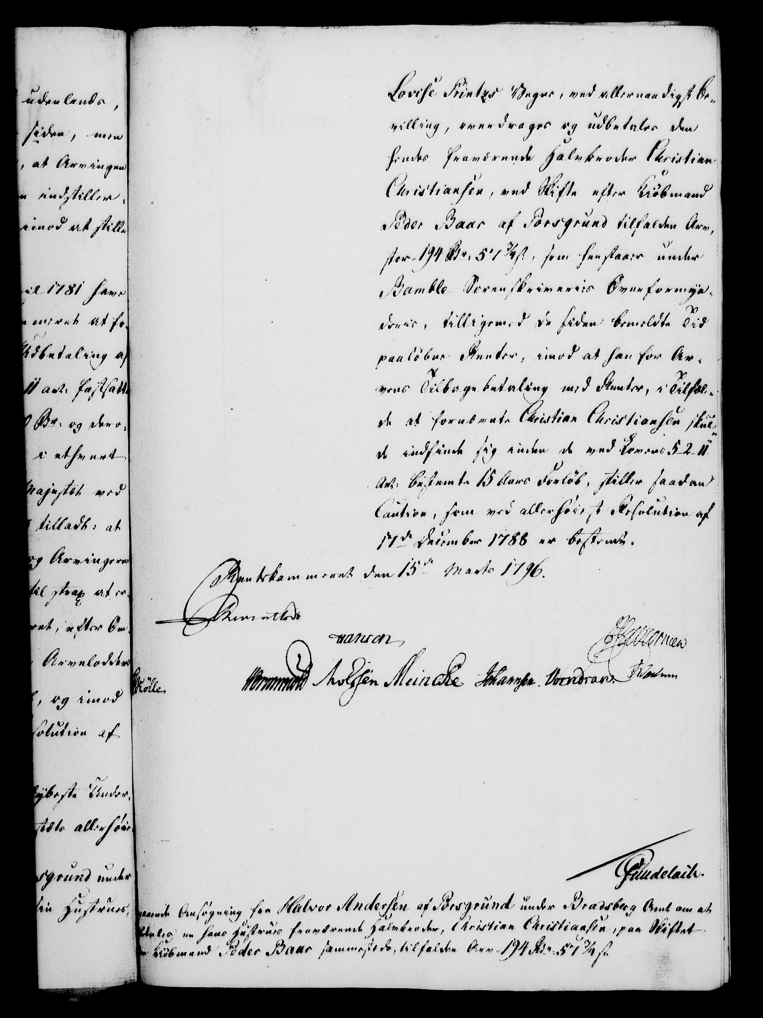 Rentekammeret, Kammerkanselliet, RA/EA-3111/G/Gf/Gfa/L0078: Norsk relasjons- og resolusjonsprotokoll (merket RK 52.78), 1796, s. 115