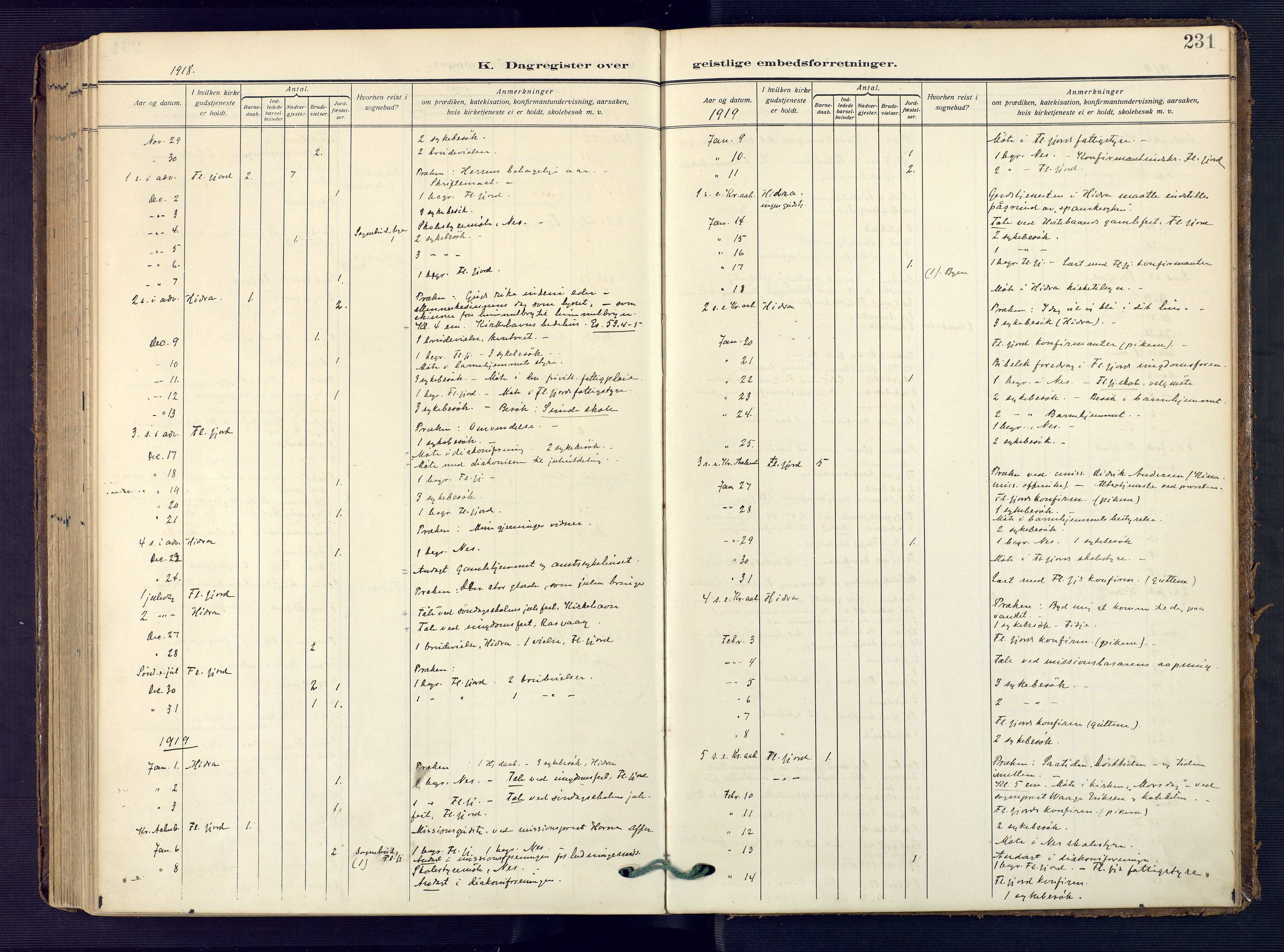 Flekkefjord sokneprestkontor, AV/SAK-1111-0012/F/Fa/Faa/L0003: Ministerialbok nr. A 3, 1913-1928, s. 231