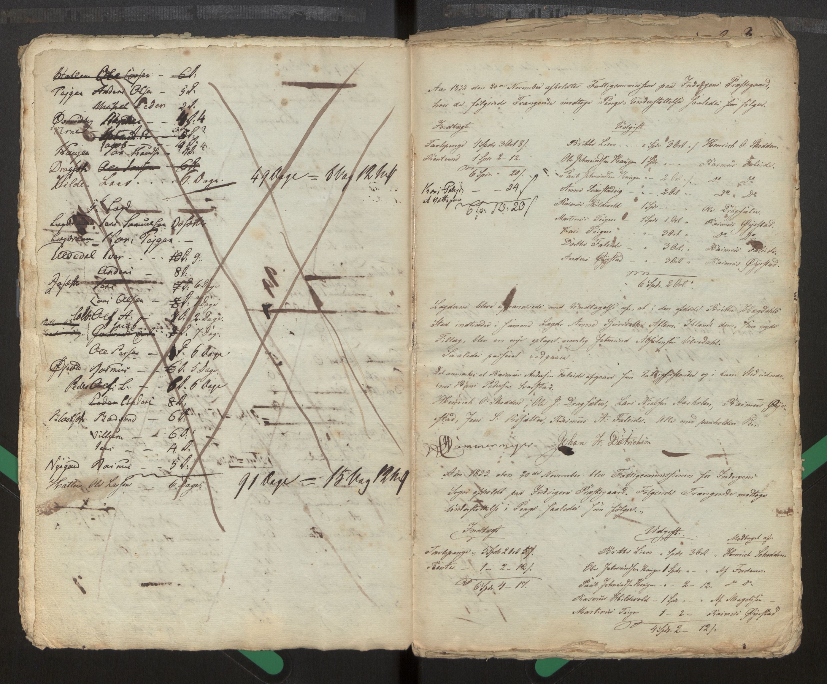 Innvik sokneprestembete, AV/SAB-A-80501/J/Jc/L0001: Forhandlingsprotokoll Innvik fattigkommisjon, 1794-1844