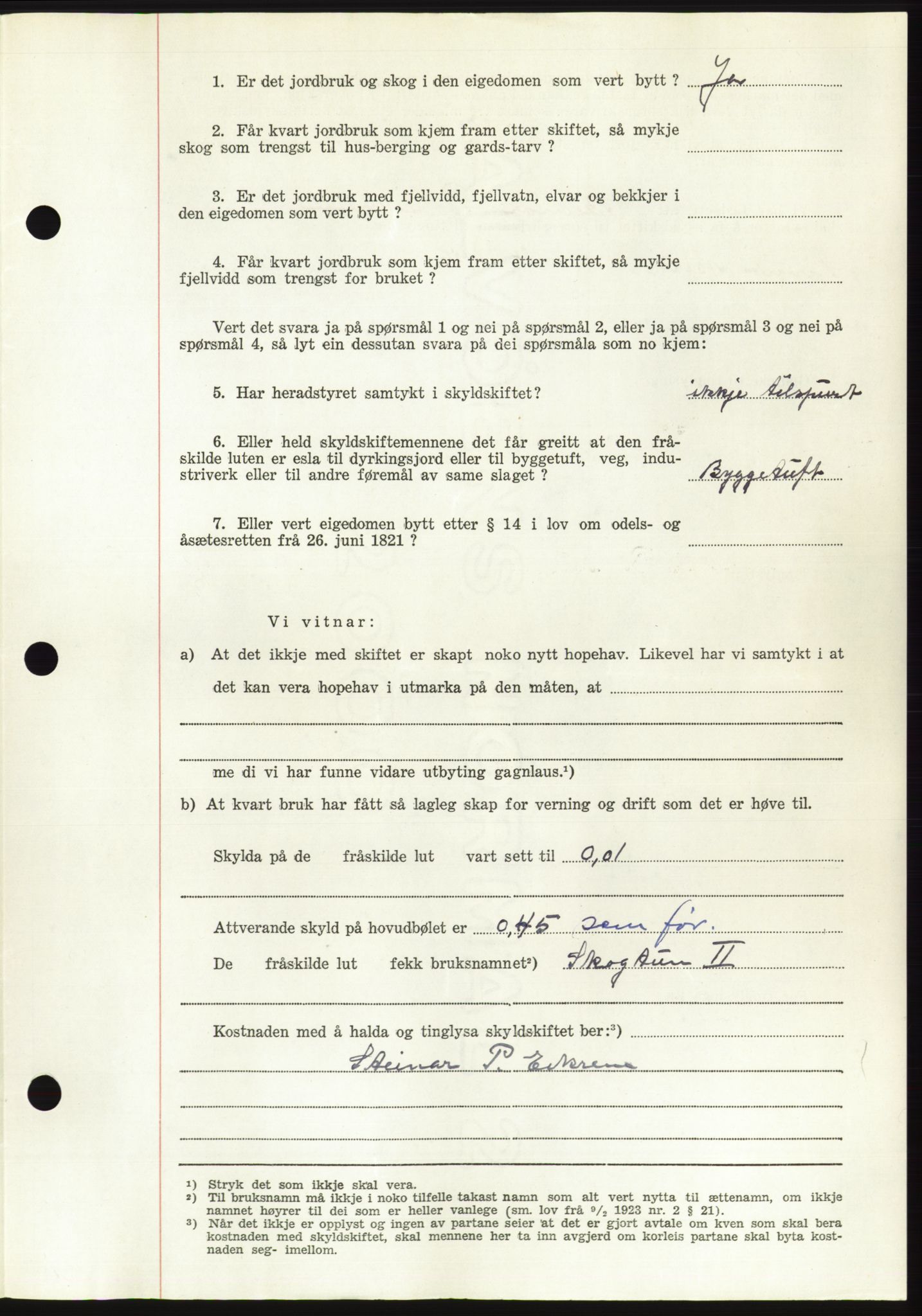 Søre Sunnmøre sorenskriveri, AV/SAT-A-4122/1/2/2C/L0095: Pantebok nr. 21A, 1953-1953, Dagboknr: 1286/1953