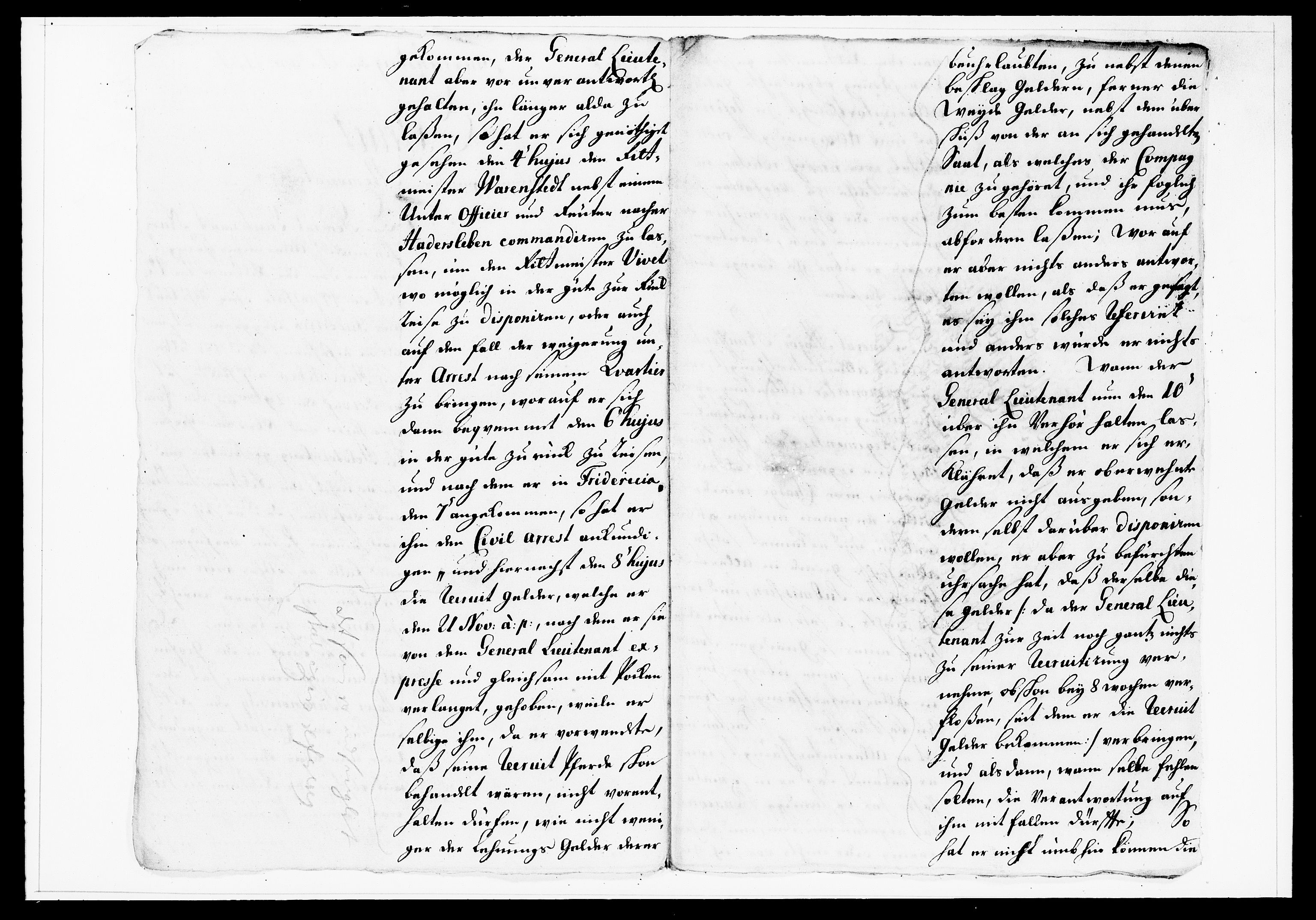 Krigskollegiet, Krigskancelliet, DRA/A-0006/-/1138-1142: Refererede sager, 1737, s. 21