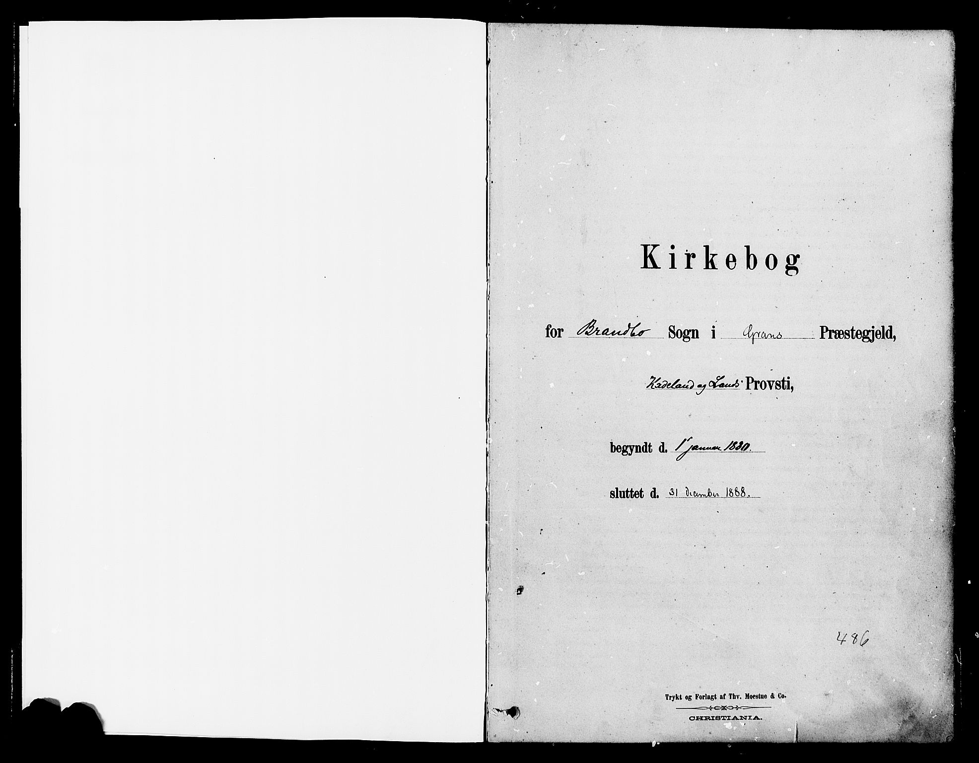 Gran prestekontor, SAH/PREST-112/H/Ha/Haa/L0015: Ministerialbok nr. 15, 1880-1888