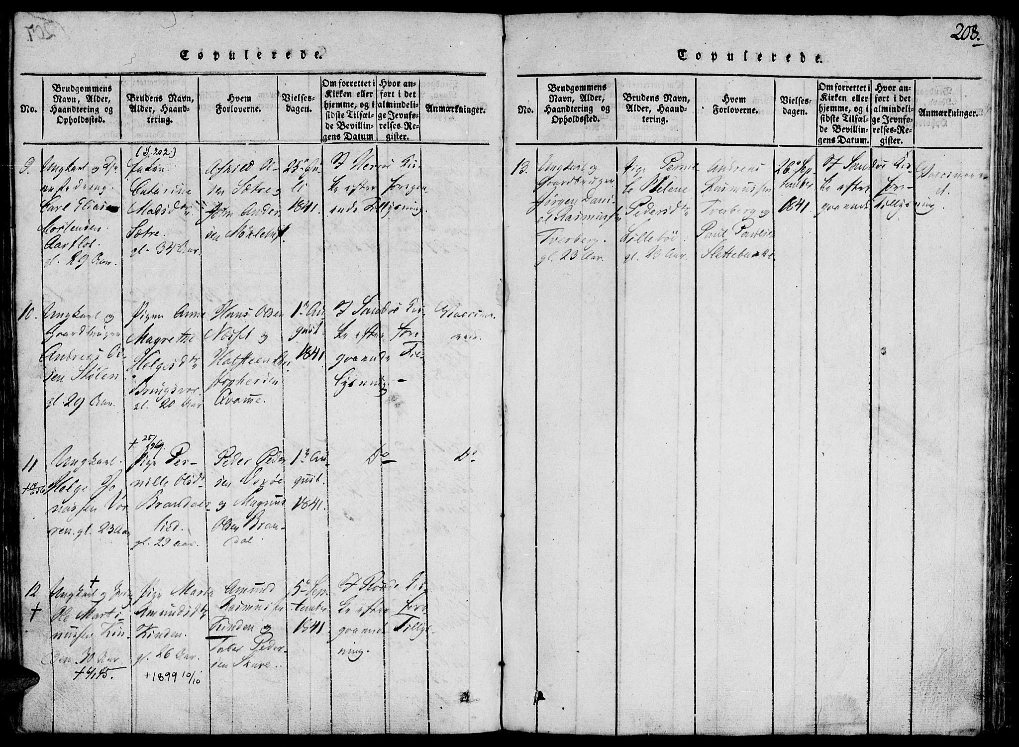 Ministerialprotokoller, klokkerbøker og fødselsregistre - Møre og Romsdal, AV/SAT-A-1454/503/L0033: Ministerialbok nr. 503A01, 1816-1841, s. 208