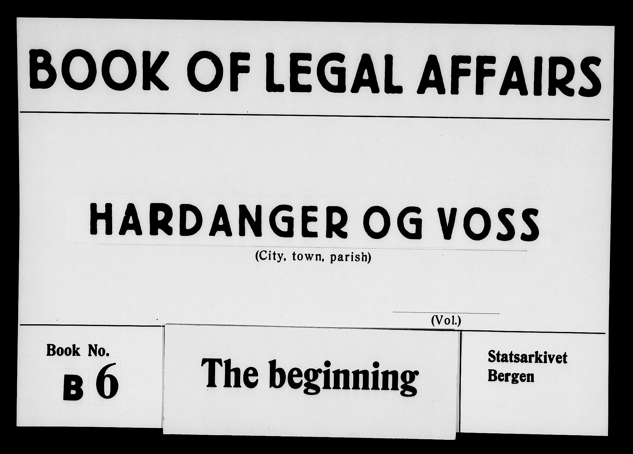 Hardanger og Voss sorenskriveri, SAB/A-2501/1/1A/1Ab/L0006: Tingbok for Voss, 1669