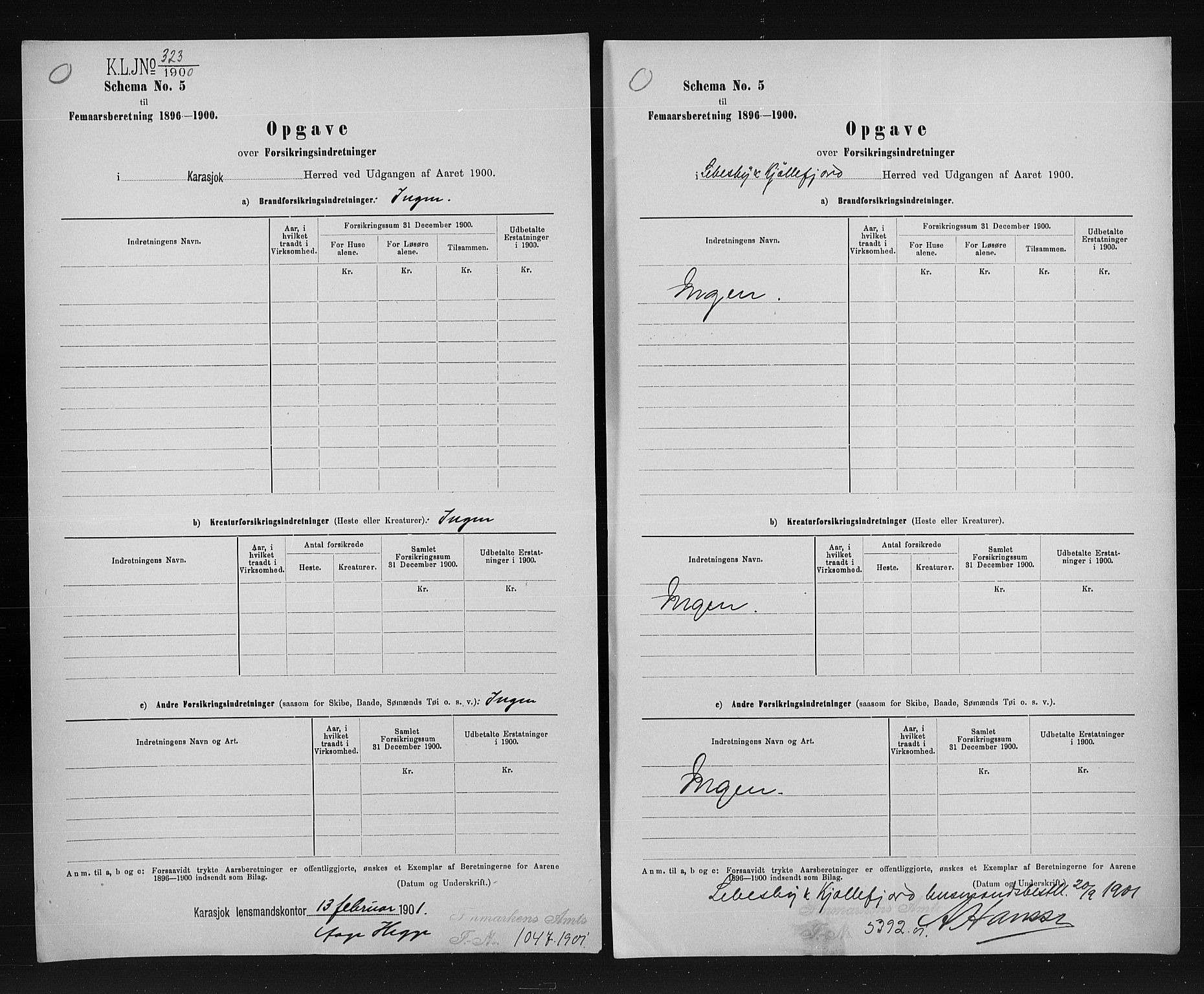 Statistisk sentralbyrå, Næringsøkonomiske emner, Generelt - Amtmennenes femårsberetninger, AV/RA-S-2233/F/Fa/L0089: --, 1900, s. 36