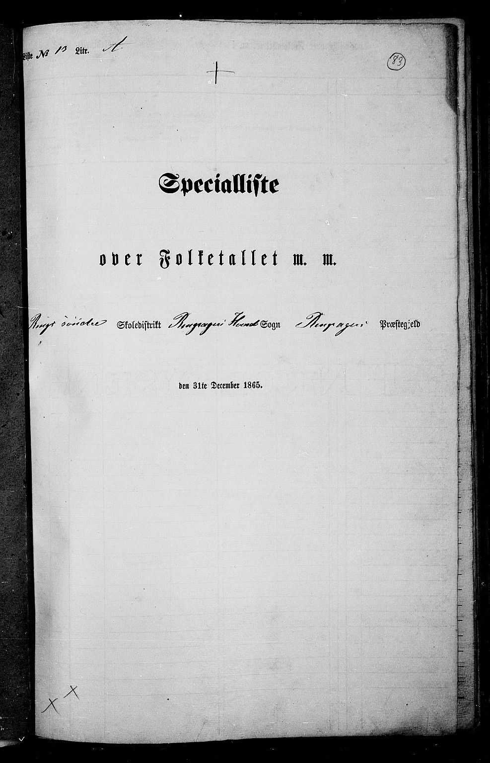 RA, Folketelling 1865 for 0412P Ringsaker prestegjeld, 1865, s. 332
