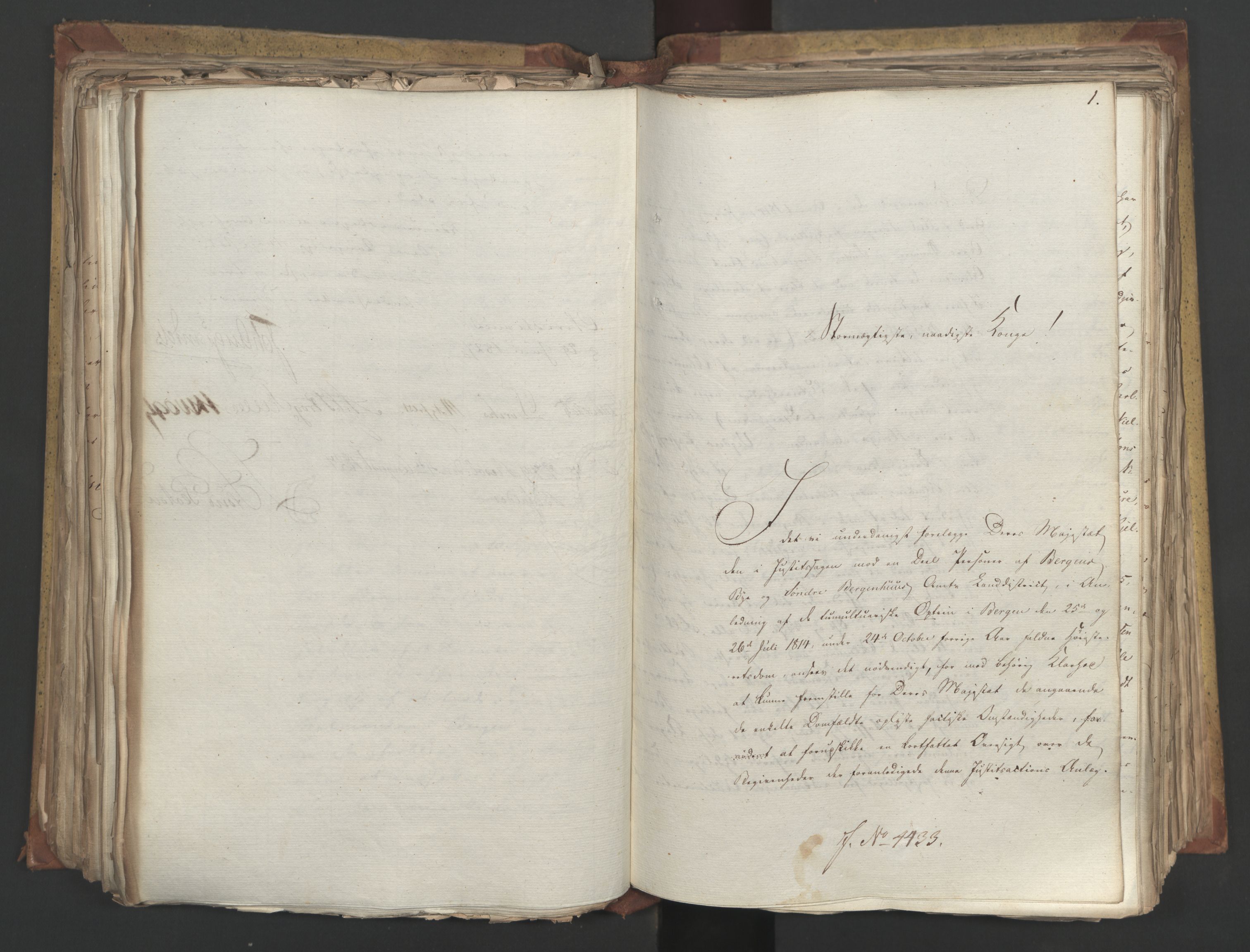 Statsrådsavdelingen i Stockholm, AV/RA-S-1003/D/Da/L0051: Regjeringsinnstillinger nr. 4310-4565, 1827, s. 291