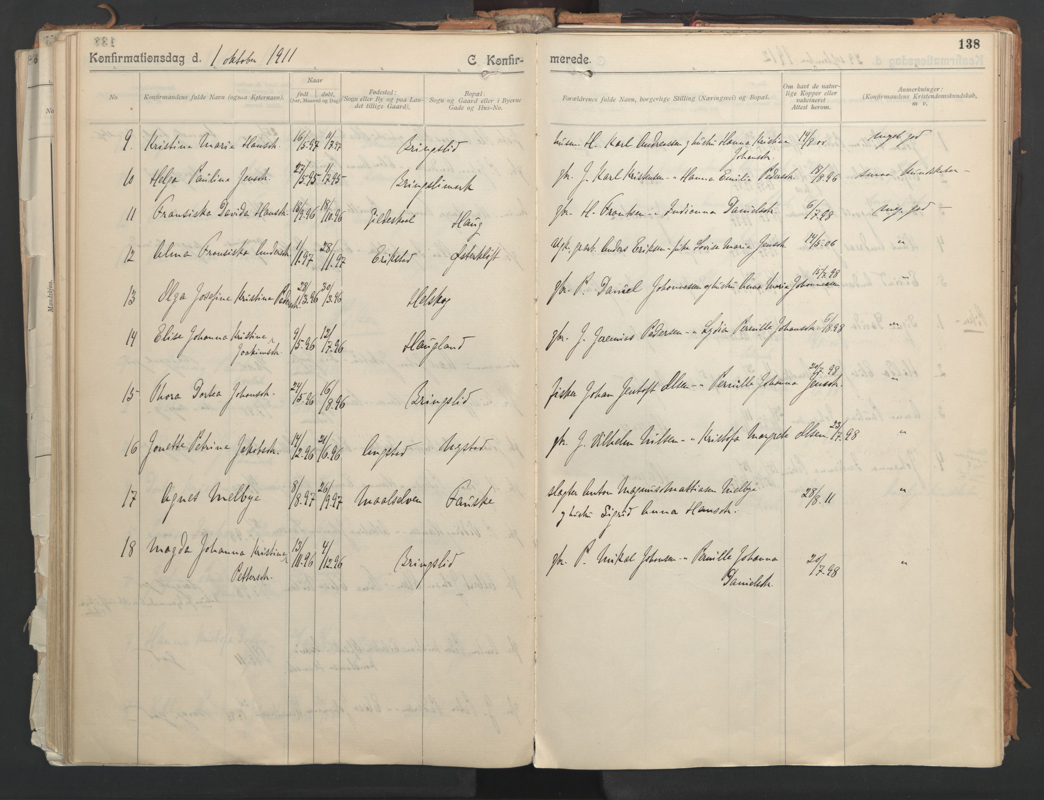 Ministerialprotokoller, klokkerbøker og fødselsregistre - Nordland, AV/SAT-A-1459/851/L0724: Ministerialbok nr. 851A01, 1901-1922, s. 138