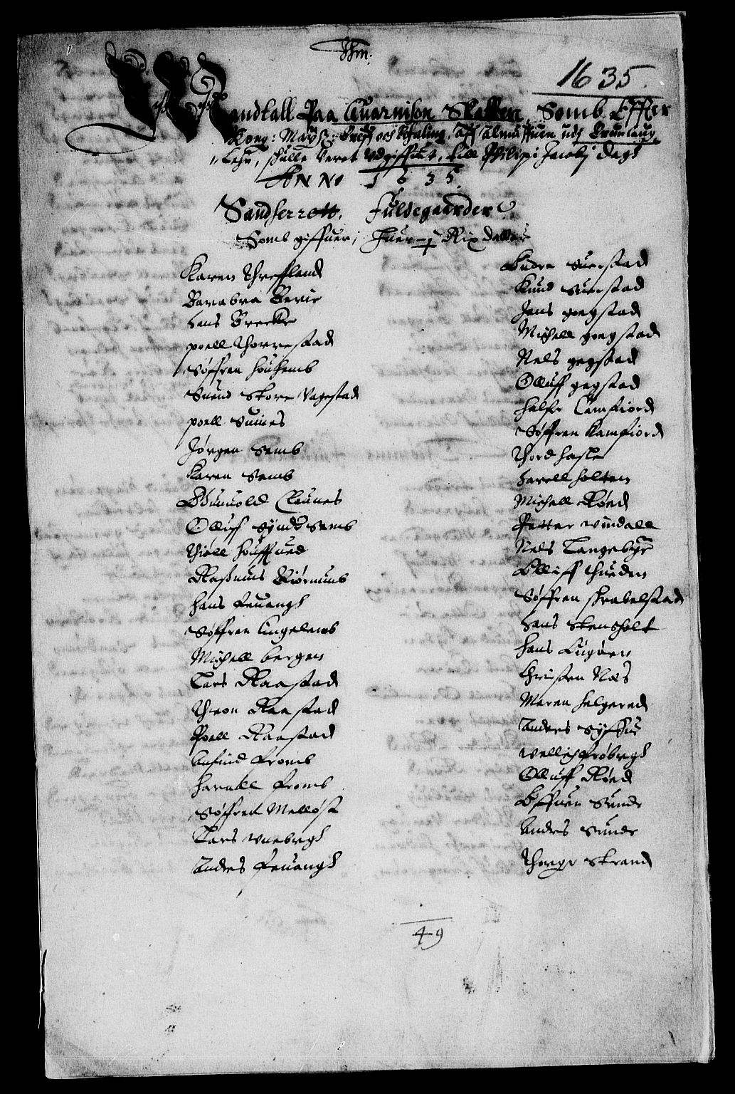 Rentekammeret inntil 1814, Reviderte regnskaper, Lensregnskaper, AV/RA-EA-5023/R/Rb/Rbl/L0005: Brunla len med Eiker len 1626-37, 1632-1635