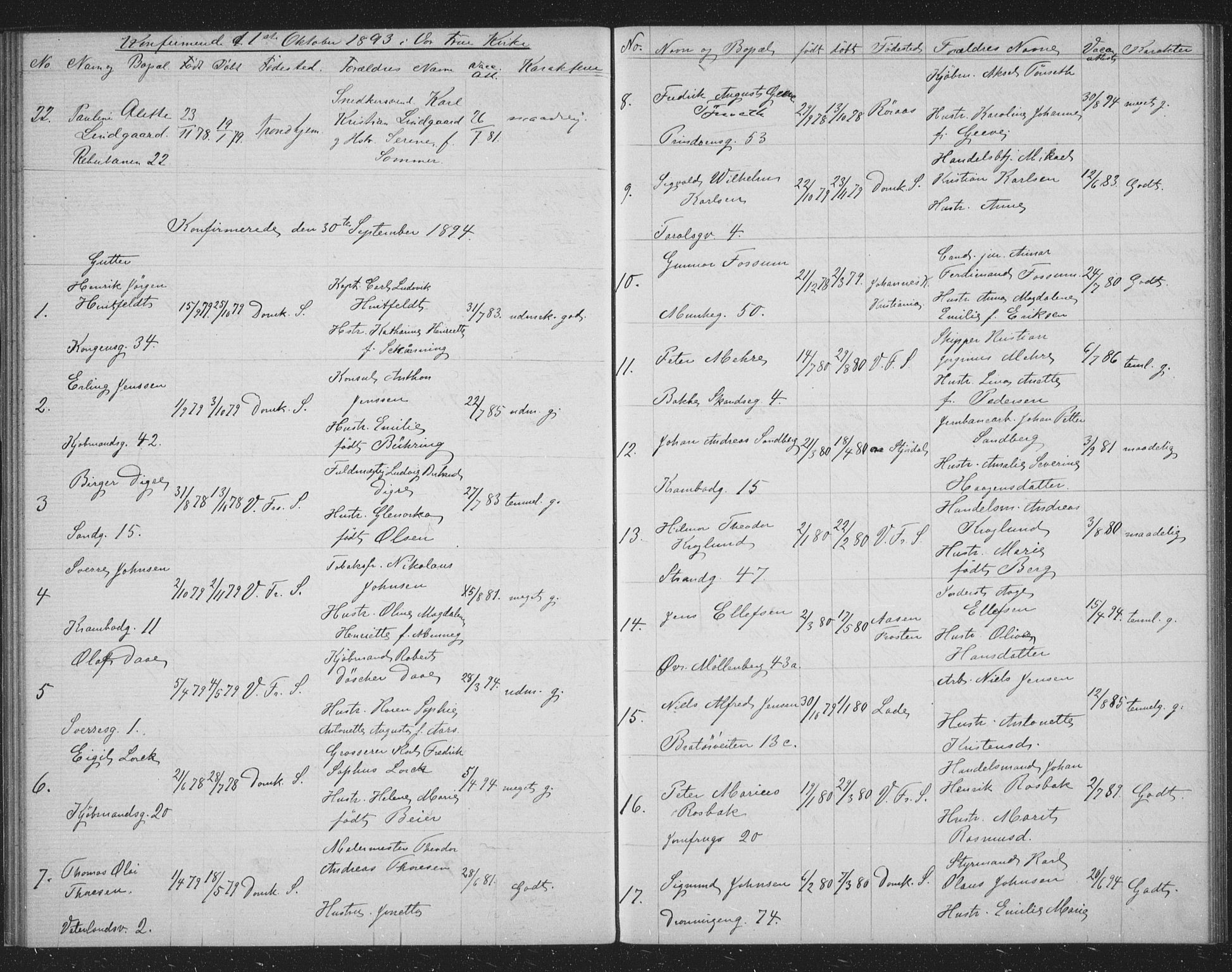 Ministerialprotokoller, klokkerbøker og fødselsregistre - Sør-Trøndelag, SAT/A-1456/602/L0128: Residerende kapellans bok nr. 602B02, 1879-1895