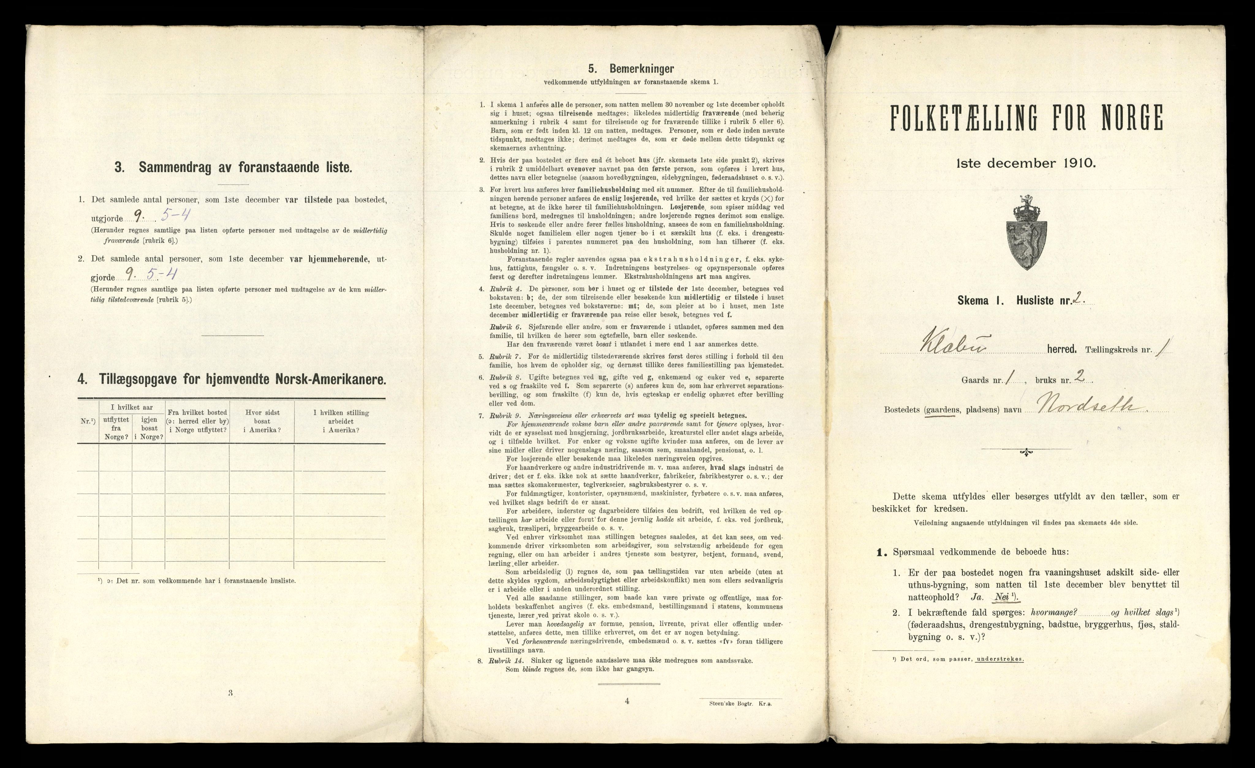 RA, Folketelling 1910 for 1662 Klæbu herred, 1910, s. 23